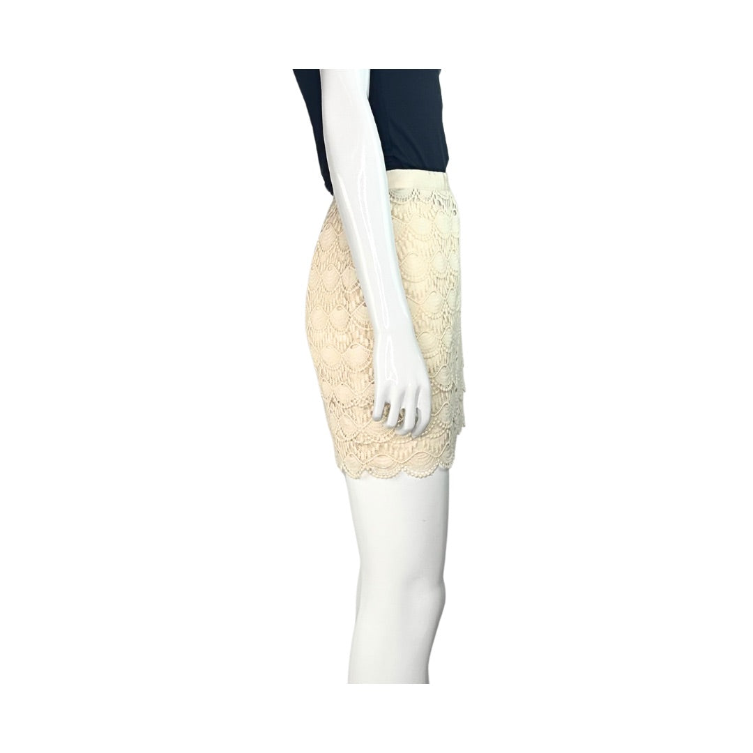 Club Monaco  Crochet Mini Skirt