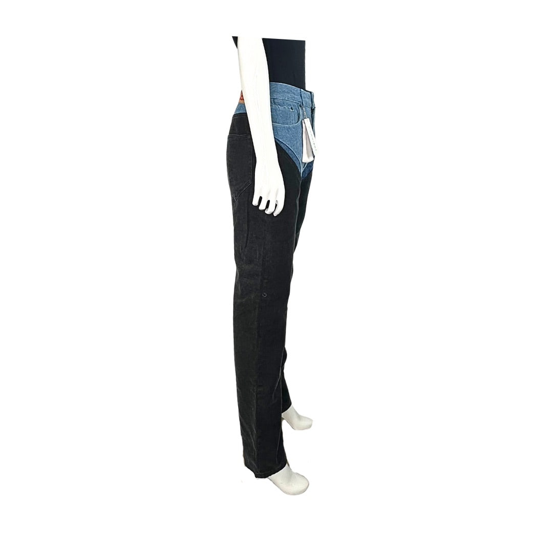 Y/PROJECT Cut Out Straight Jeans