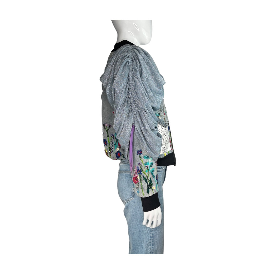 Maison Voyage Embroidered  Denim Jacket