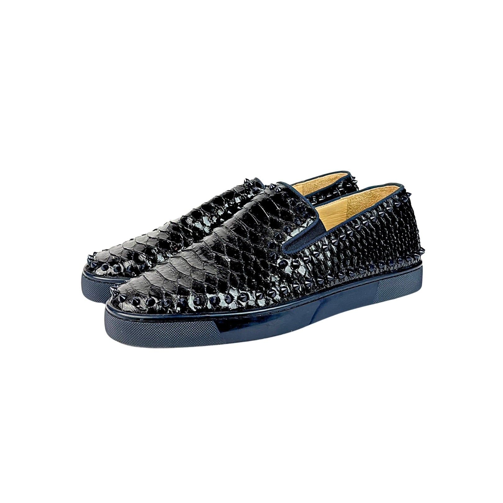 Christian Louboutin Spike Pin Boat Loafers