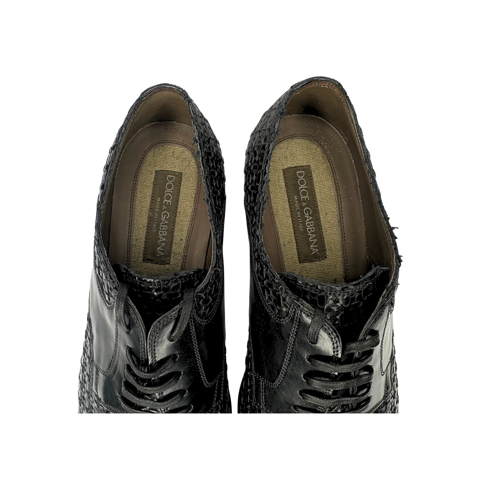 Dolce & Gabbana Polished Derby Shoes