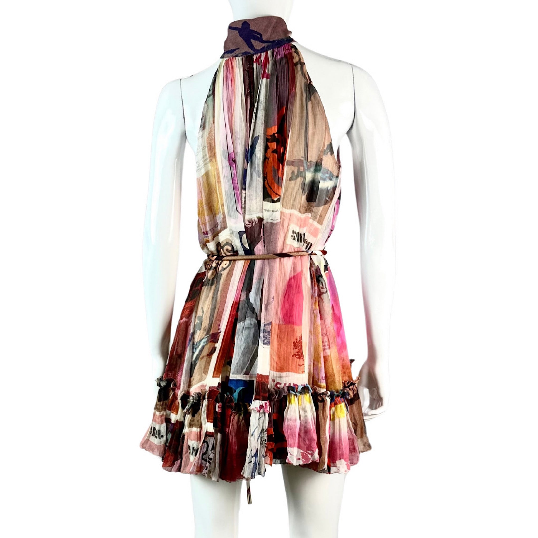 Zimmerman Wavelength High Collar Dress