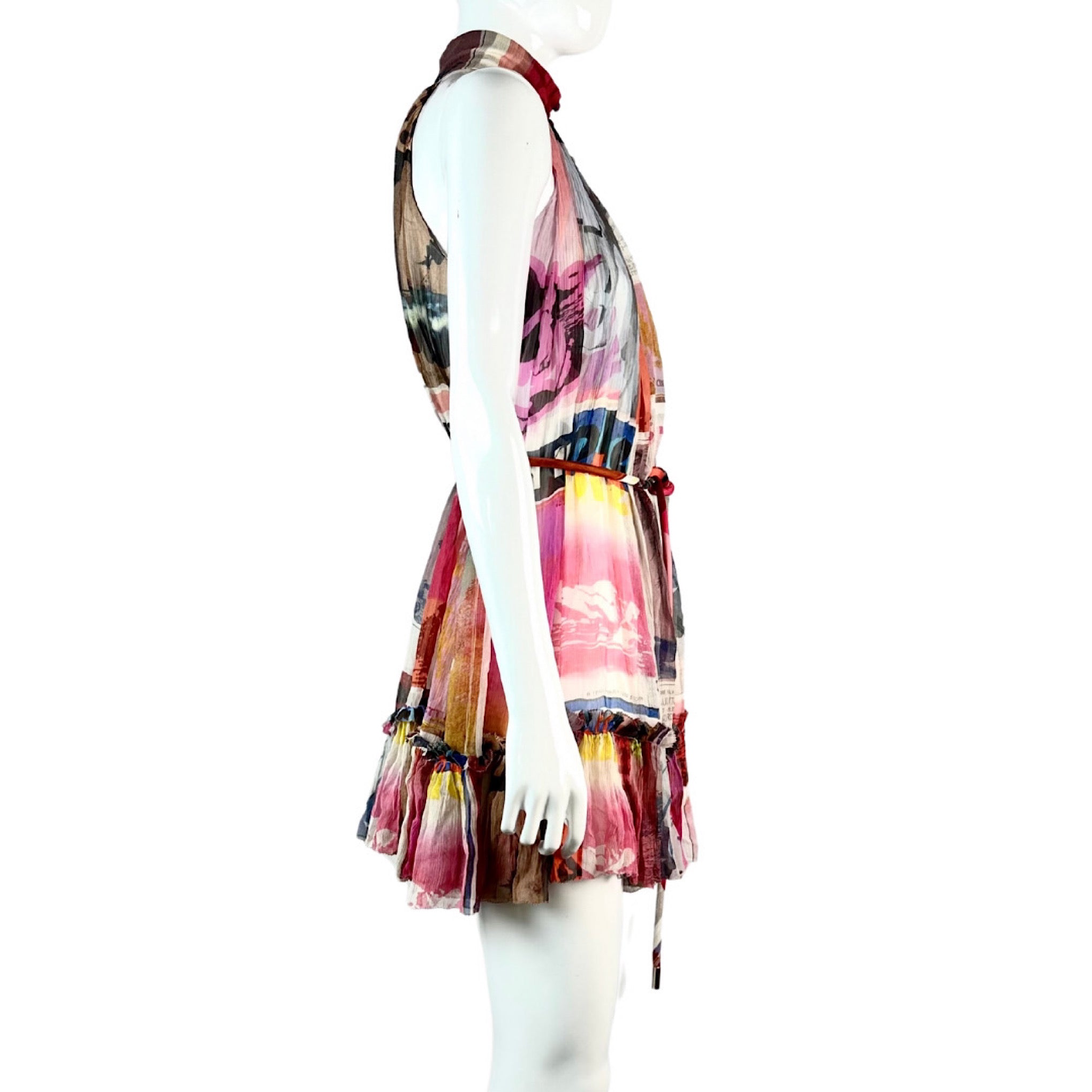 Zimmerman Wavelength High Collar Dress