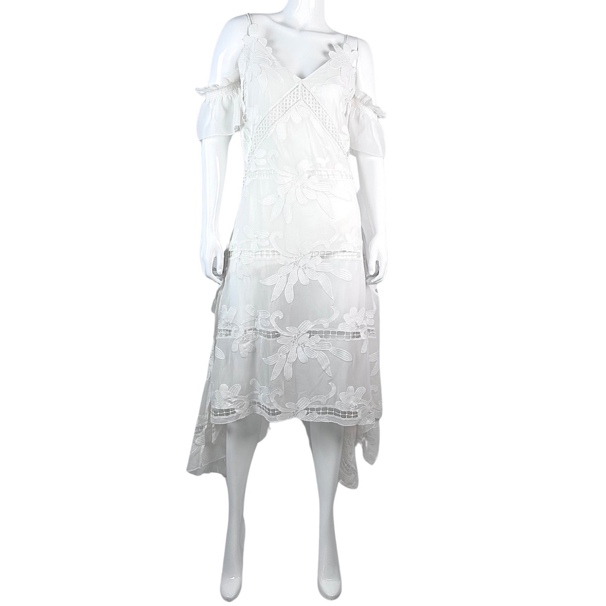Self Portrait Floreal Embroidered Dress
