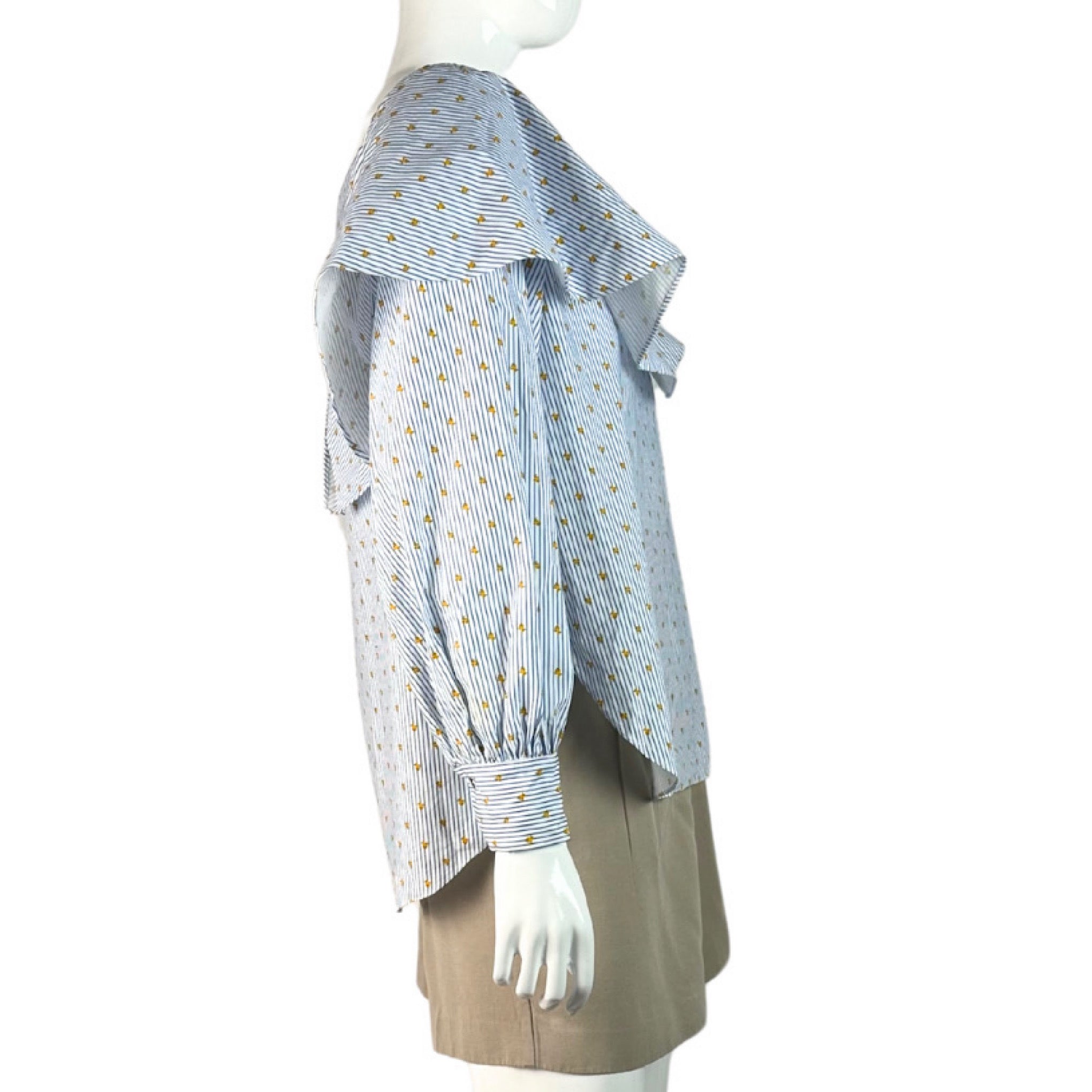 Silvia Tcherassi Rubber Duckie Off The Shoulder Blouse