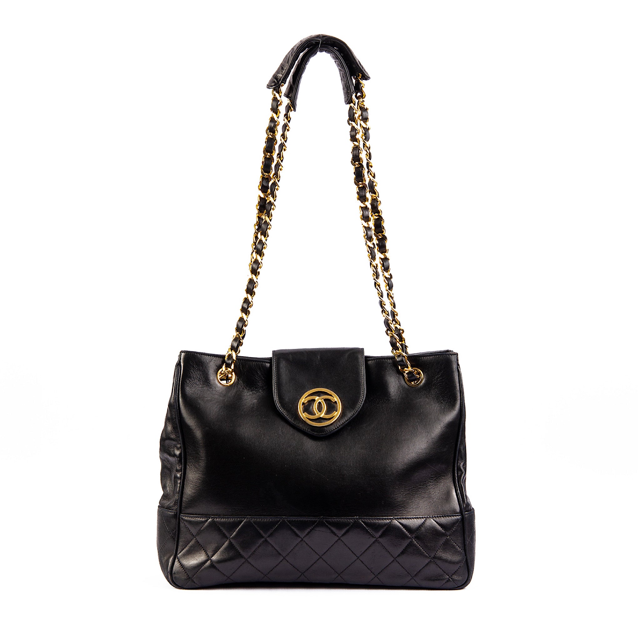 Chanel Quilted Supermodel Lambskin Chain Shoulder Bag