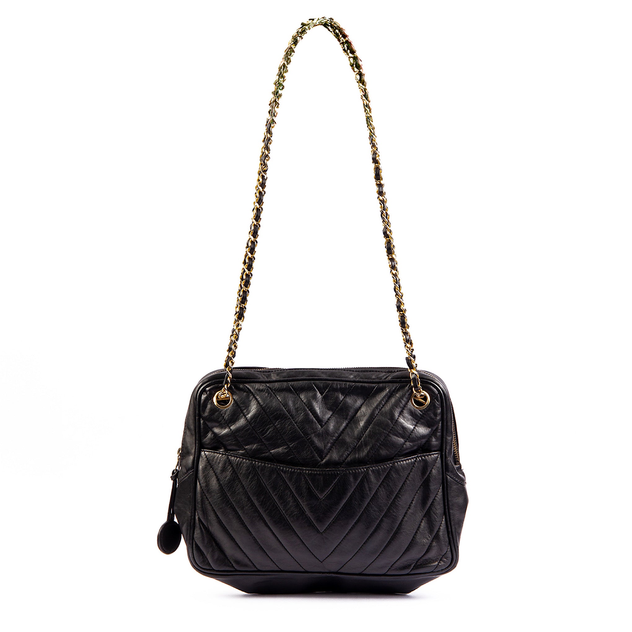 Chanel Chevron Camera Bag