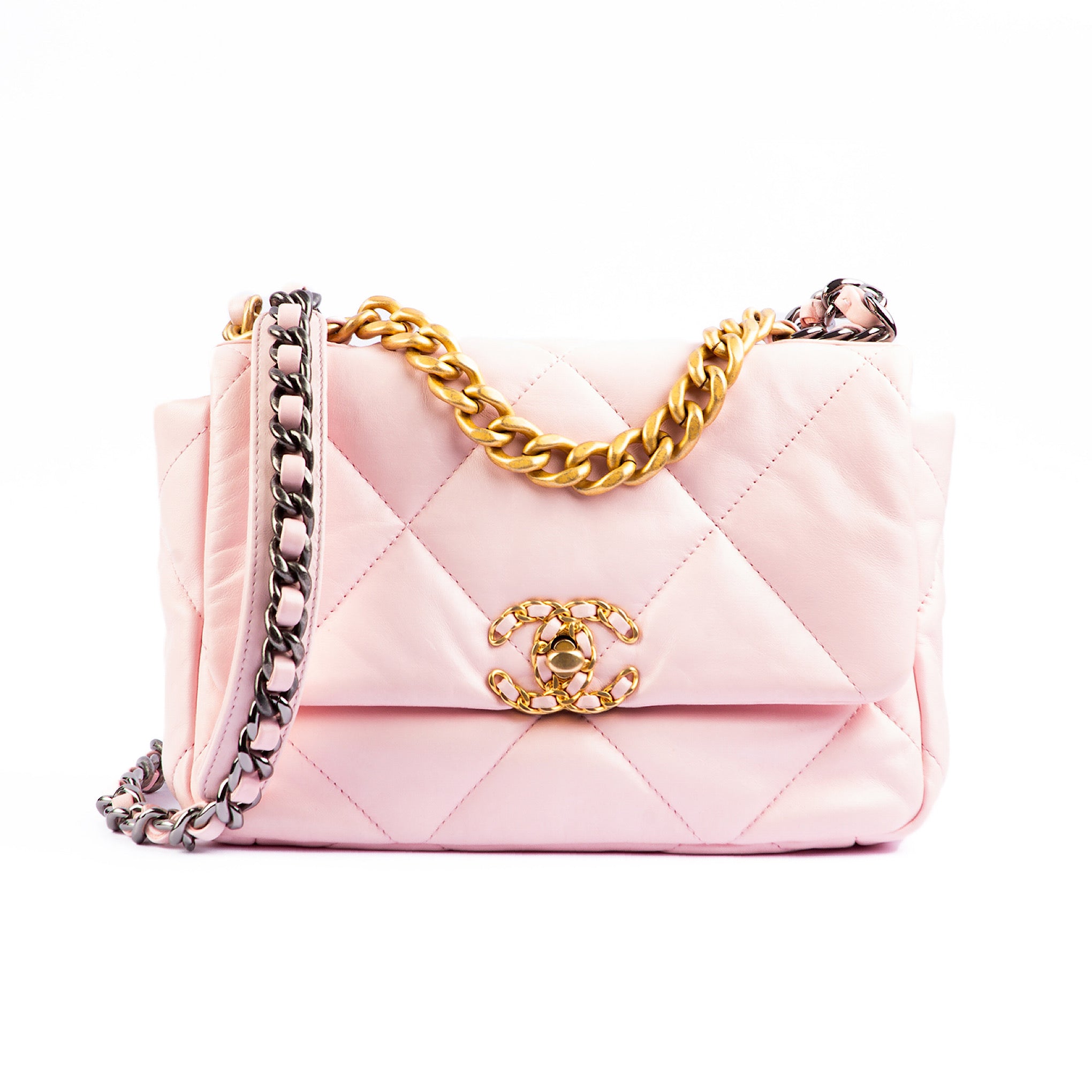 Chanel 19 Rose Clair Flap Bag