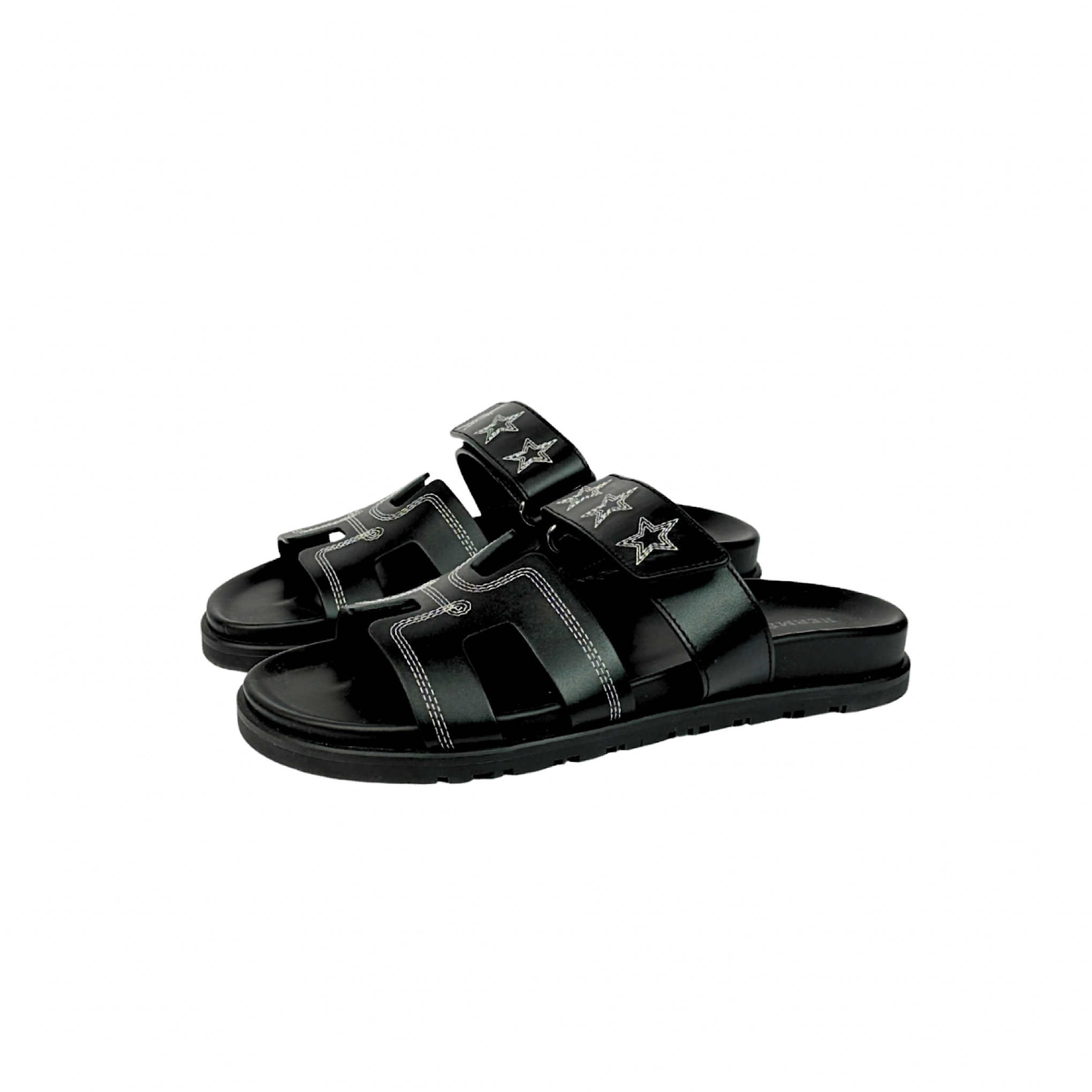 Hermès Star Stitch Chypre Sandals