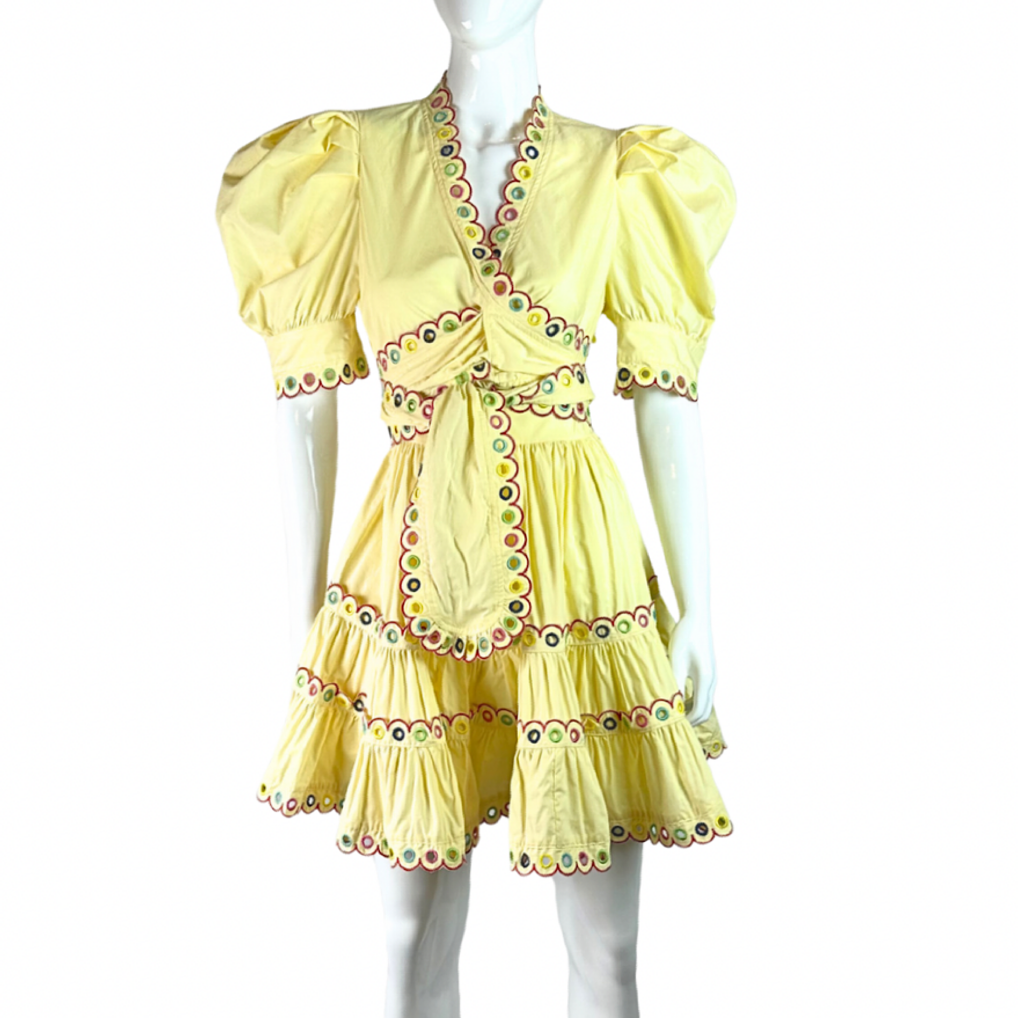 Celia B Einar Wrap Mini Dress
