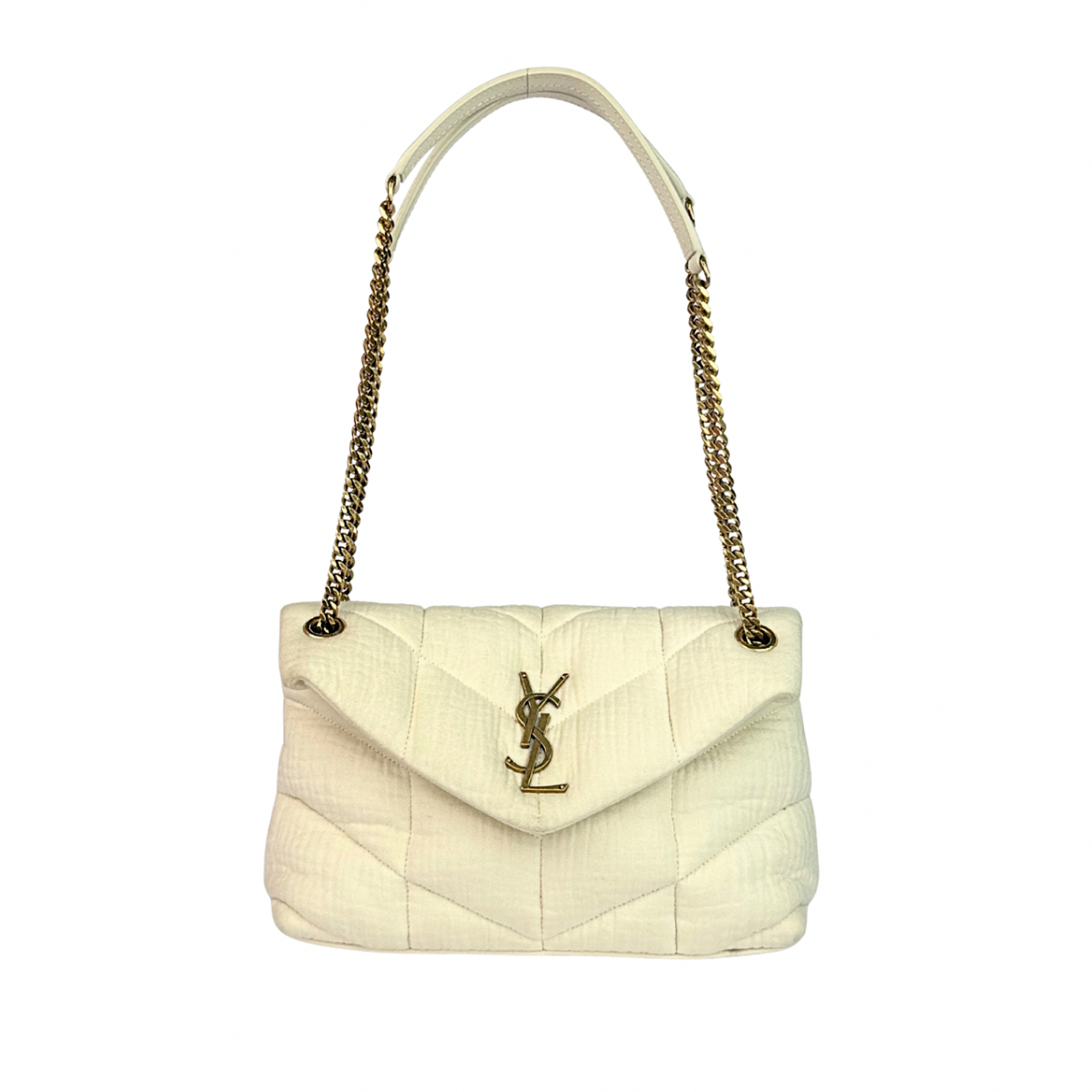 Saint Laurent Lou Lou Puffer Medium Shoulder Bag