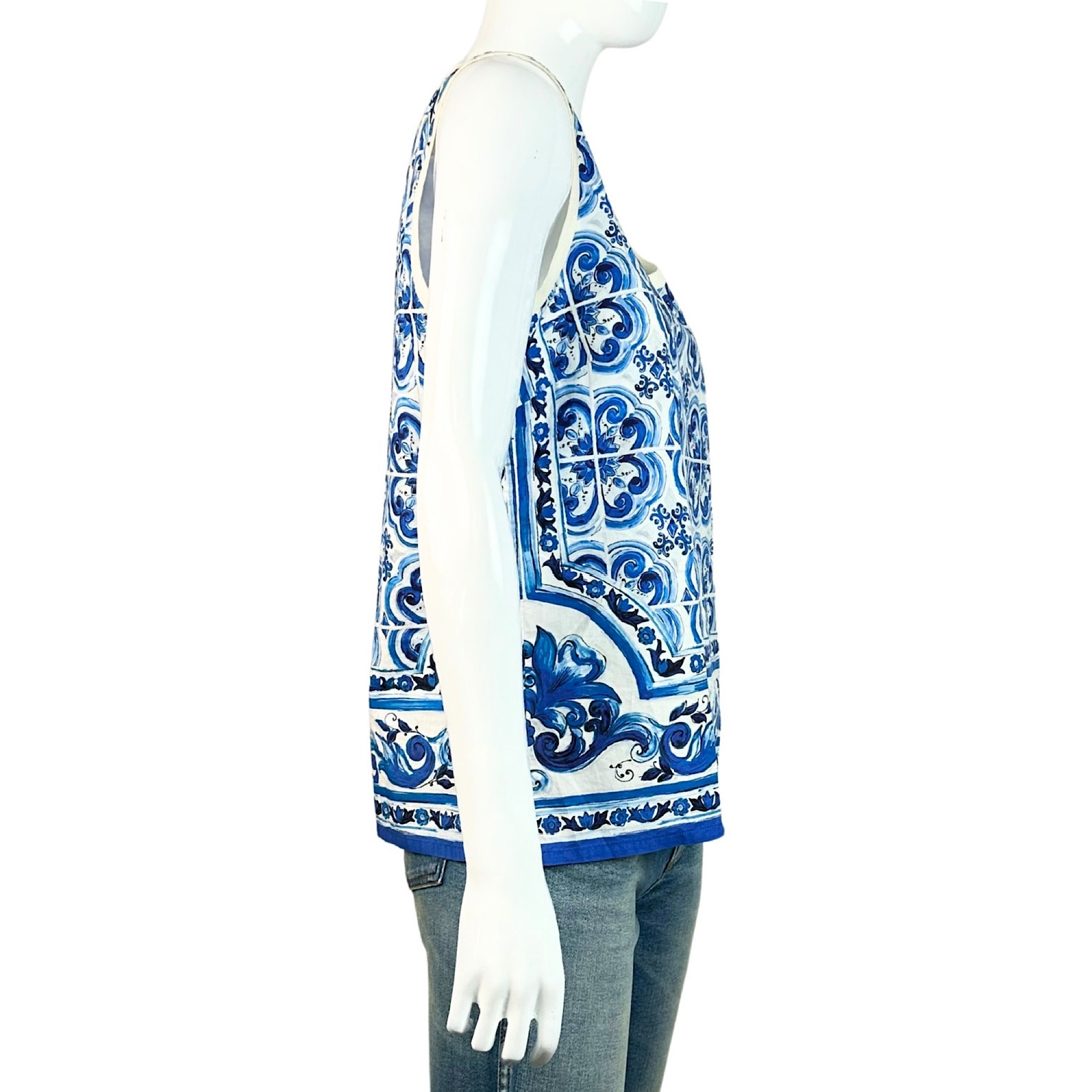 Dolce & Gabbana Majolica Blouse Top