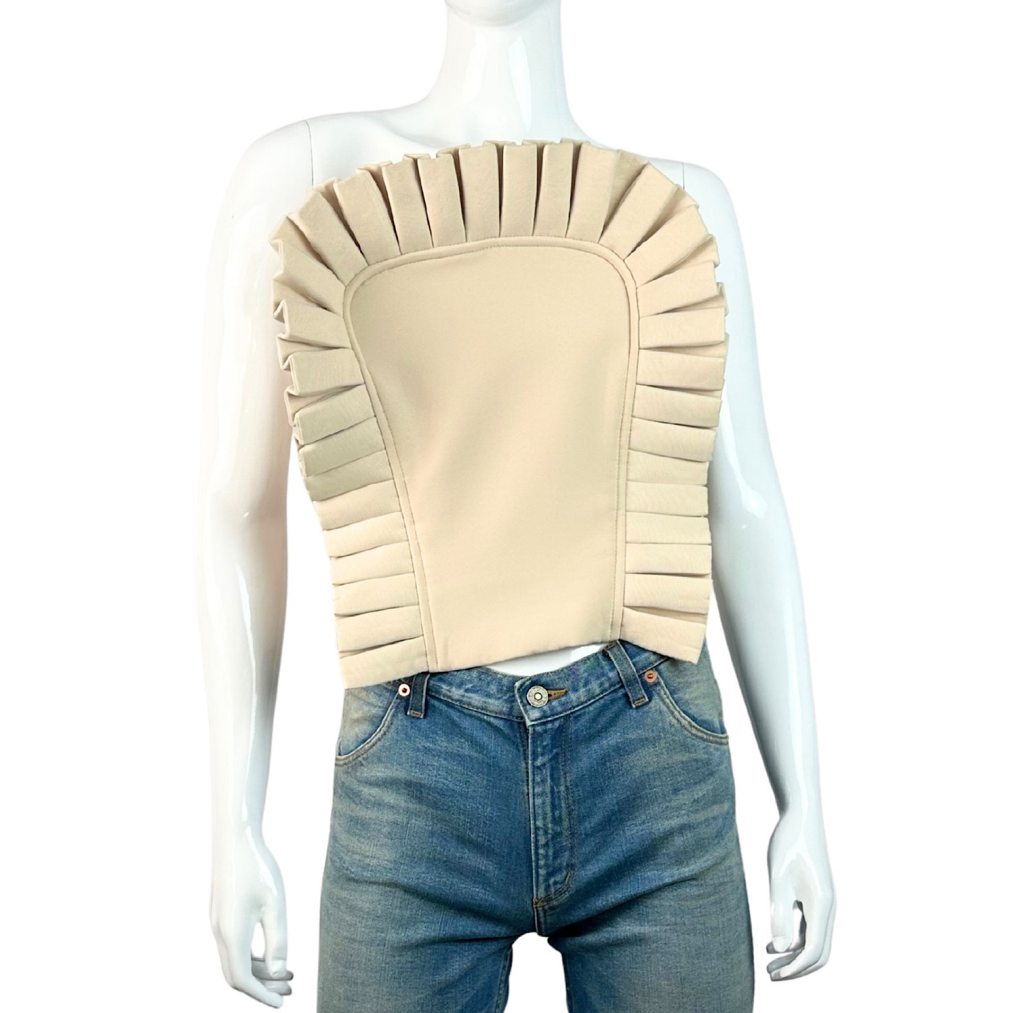 Allie Ruffle Strapples Top