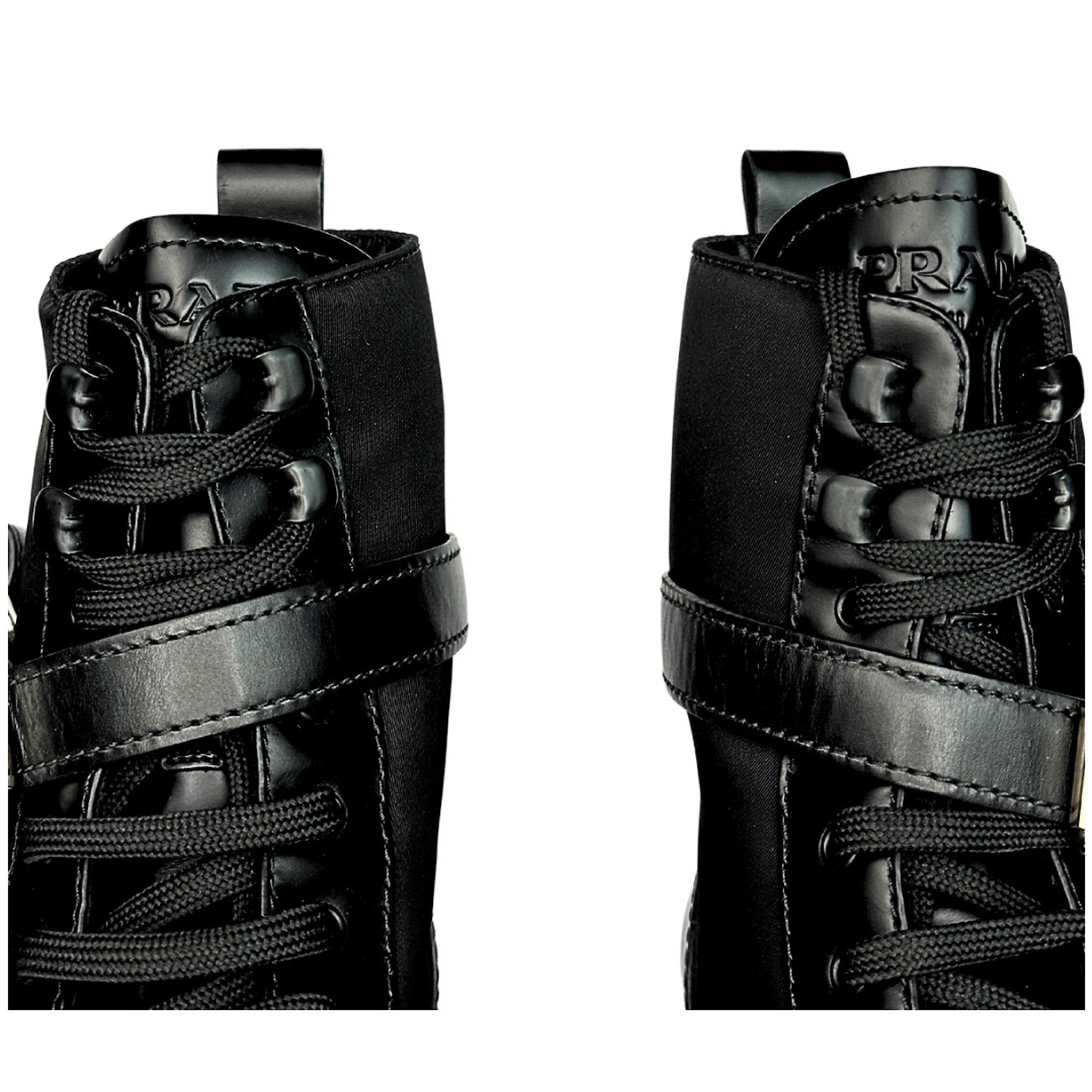 Prada Monolith Combat Boots