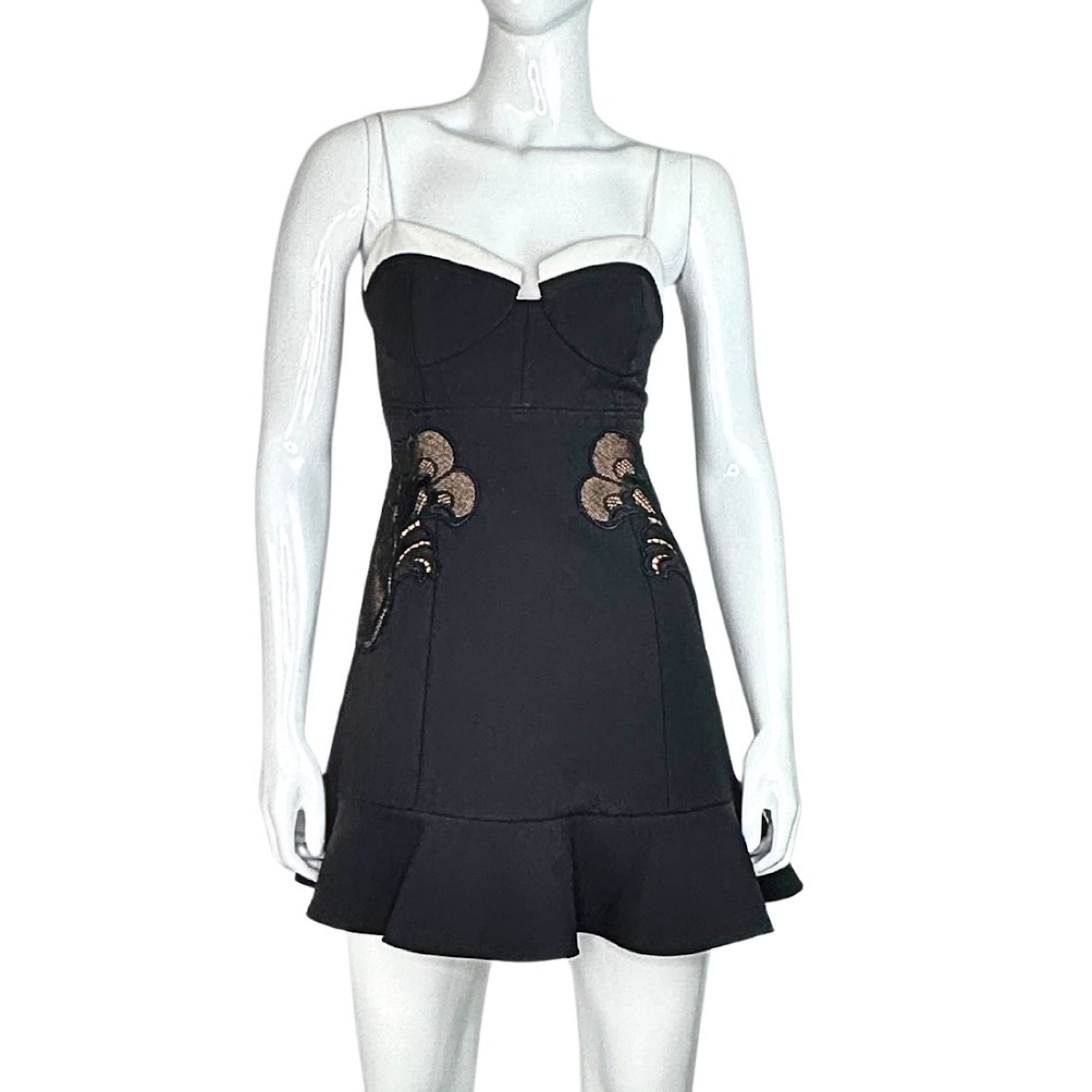 Self Portrait Bonded Crepe Dress