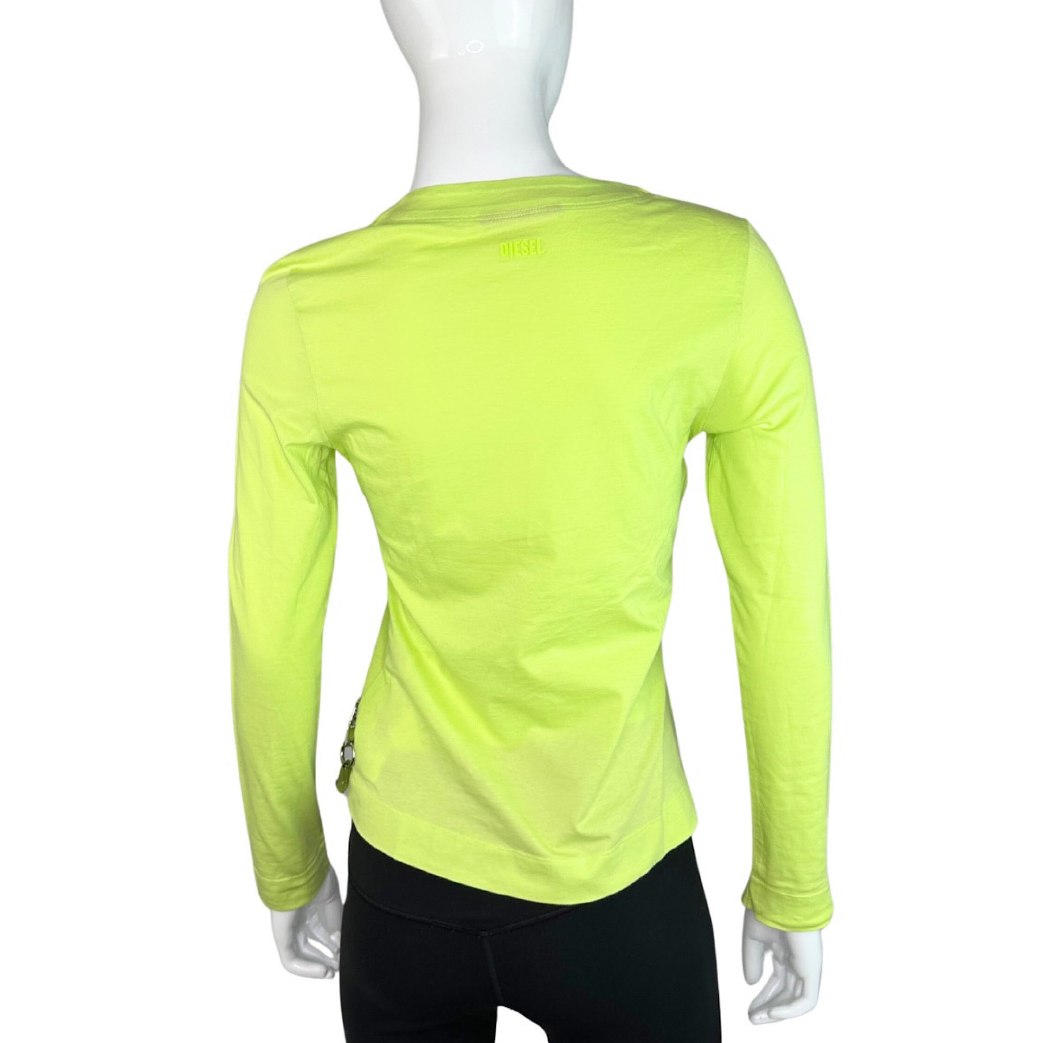 Diesel Zipper Long Sleeve T-Shirt