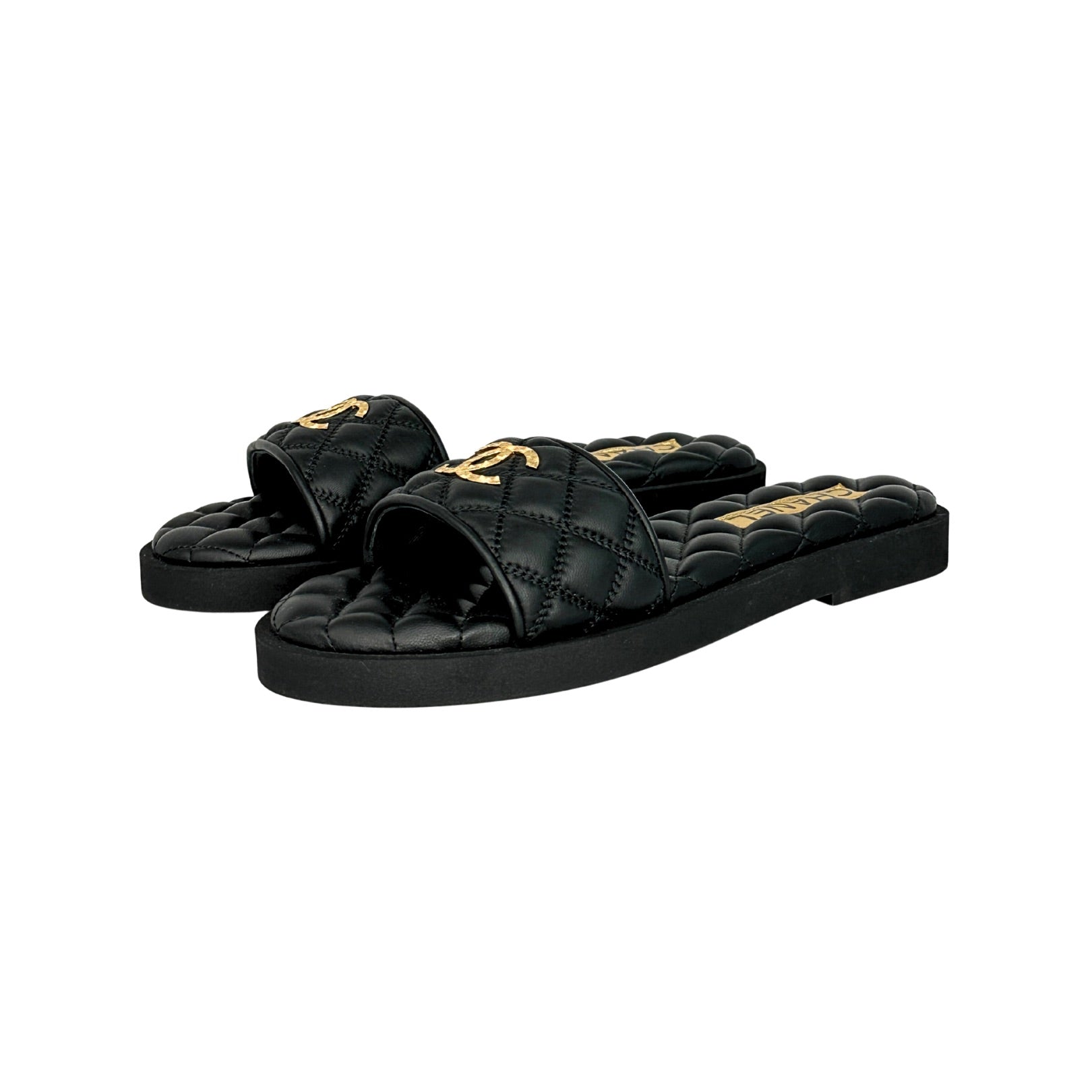 Chanel Interlocking CC Logo Slides