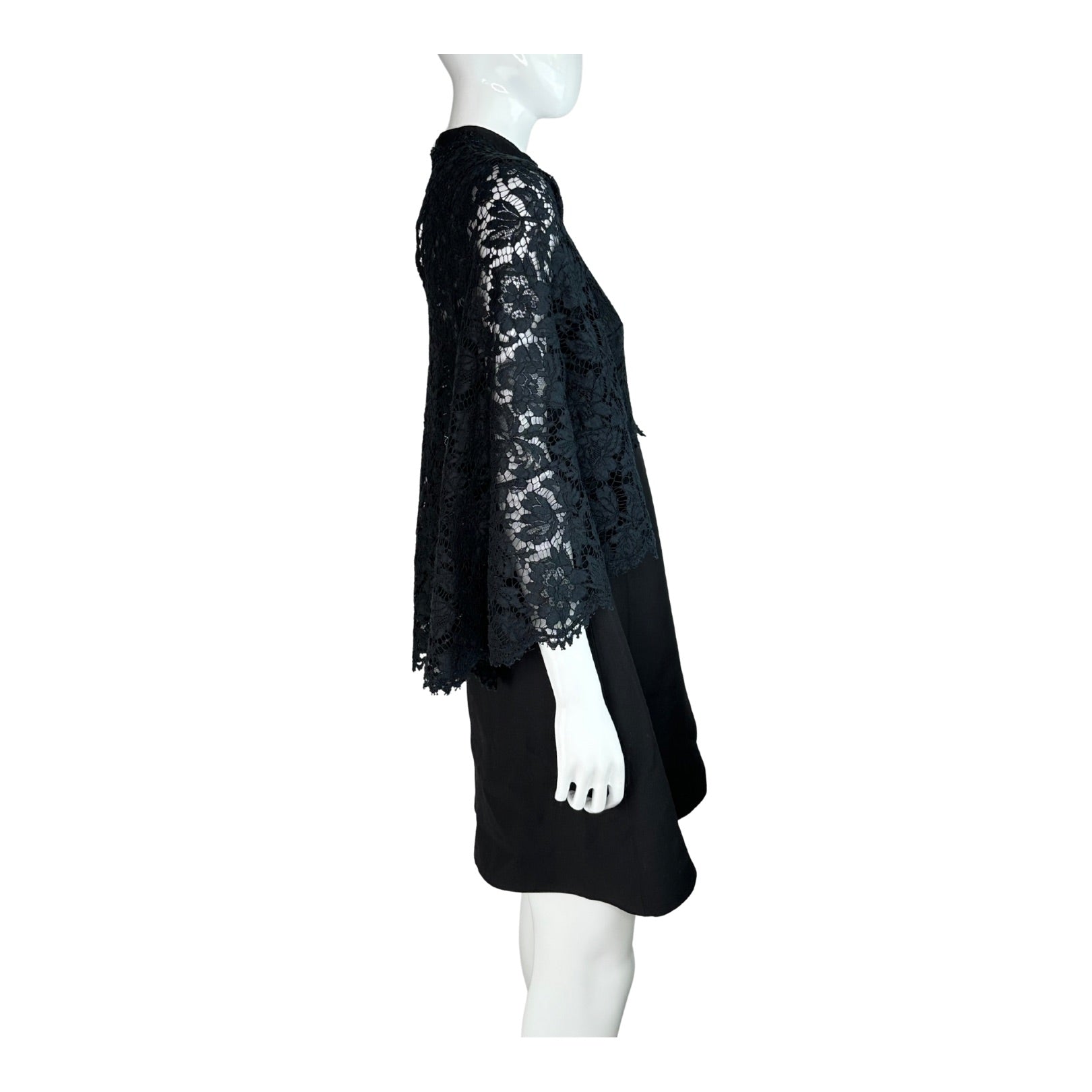 Valentino Cape Lace  Mini Dress