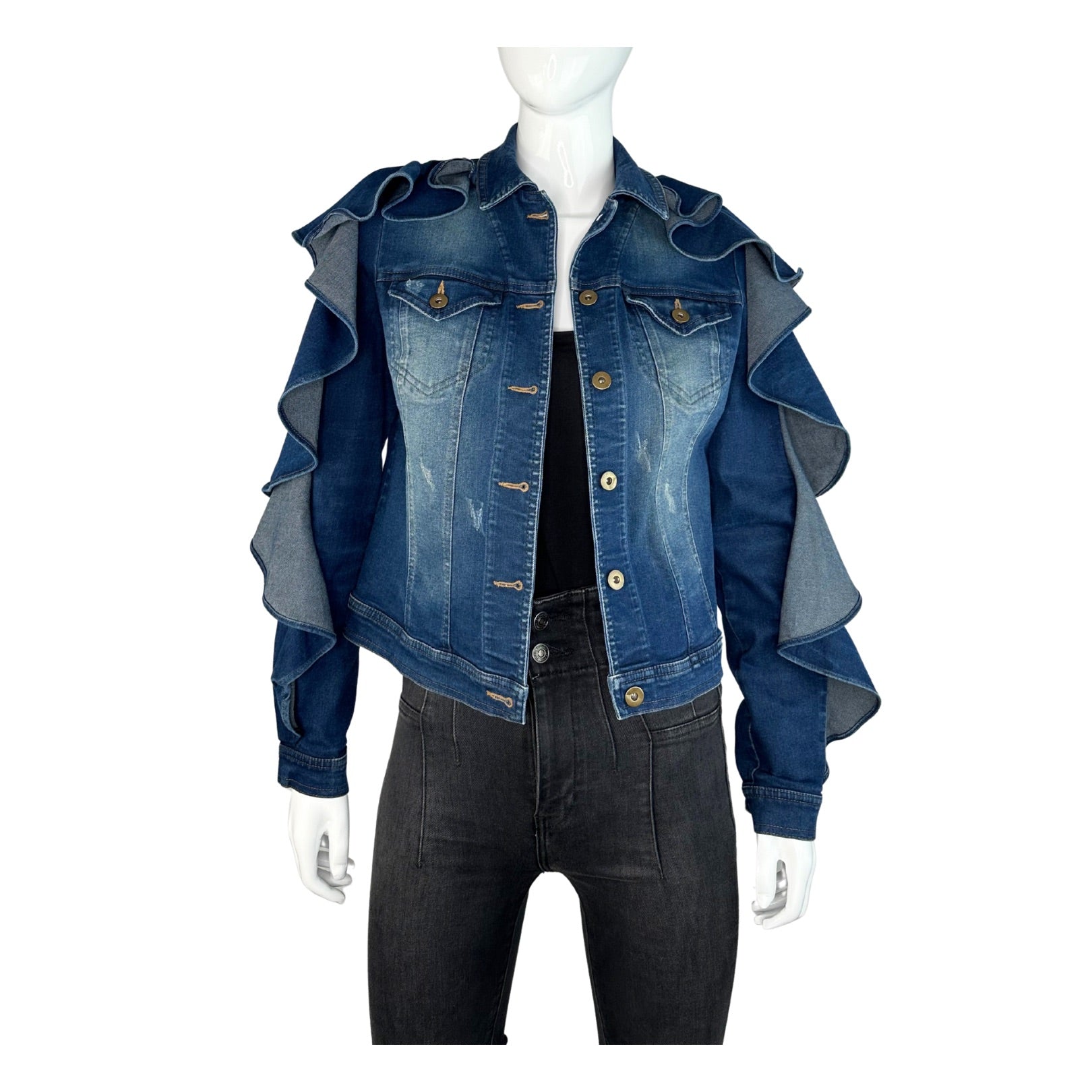 No Pise La Grama “Toma Conciencia” Denim Jacket