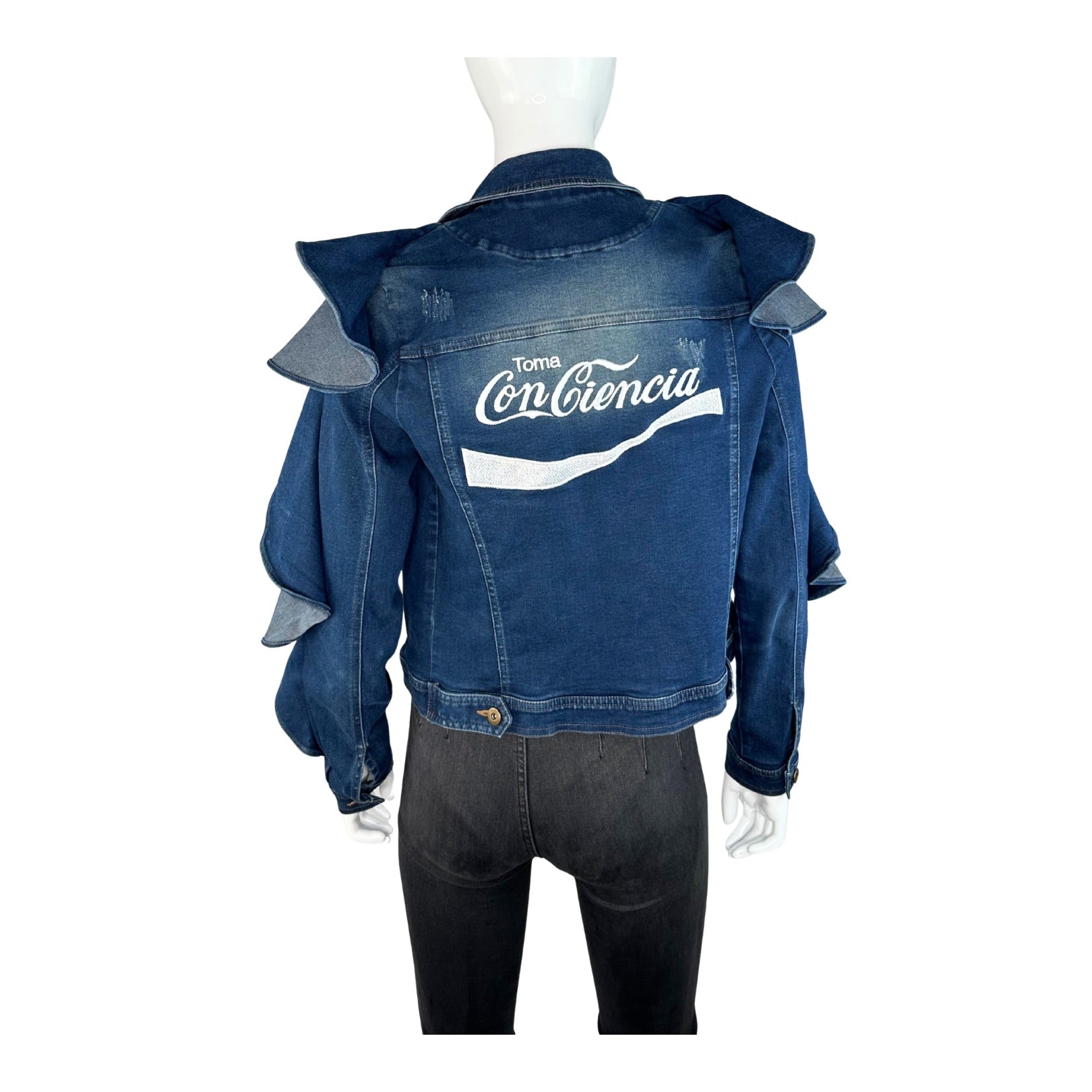 No Pise La Grama “Toma Conciencia” Denim Jacket