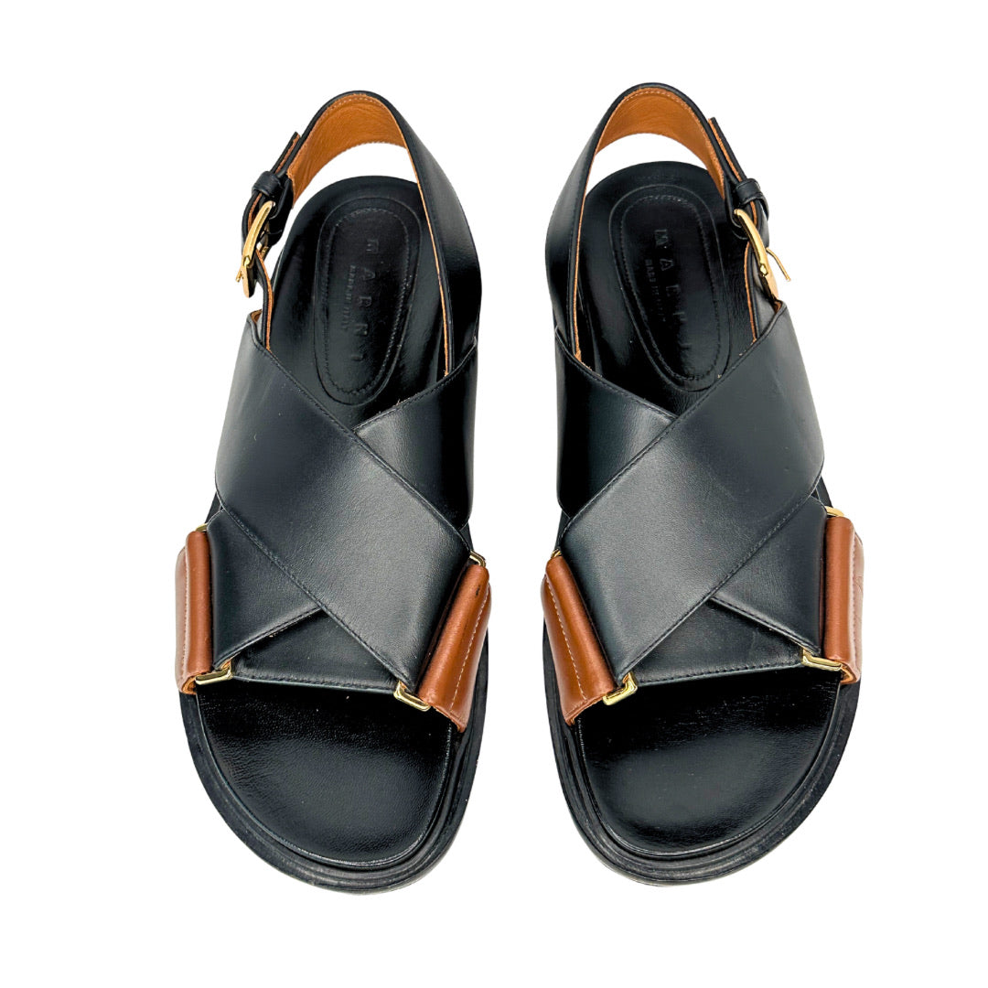 Marni Fussbett Smooth Sandals