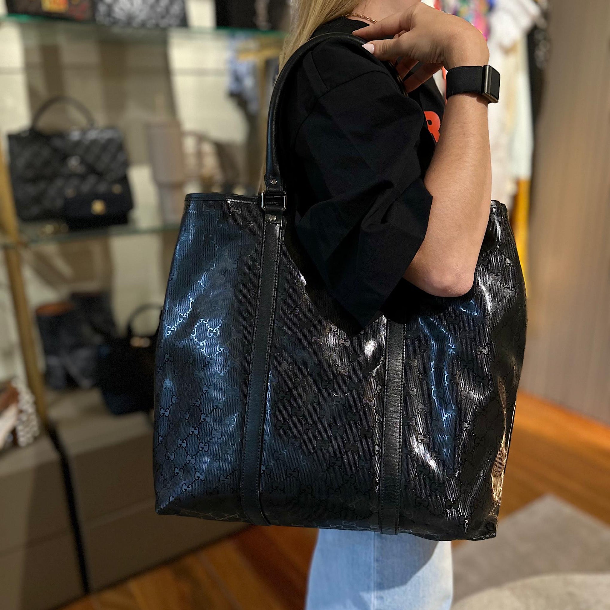 Gucci GG Imprimé Joy Vertical Tote Bag
