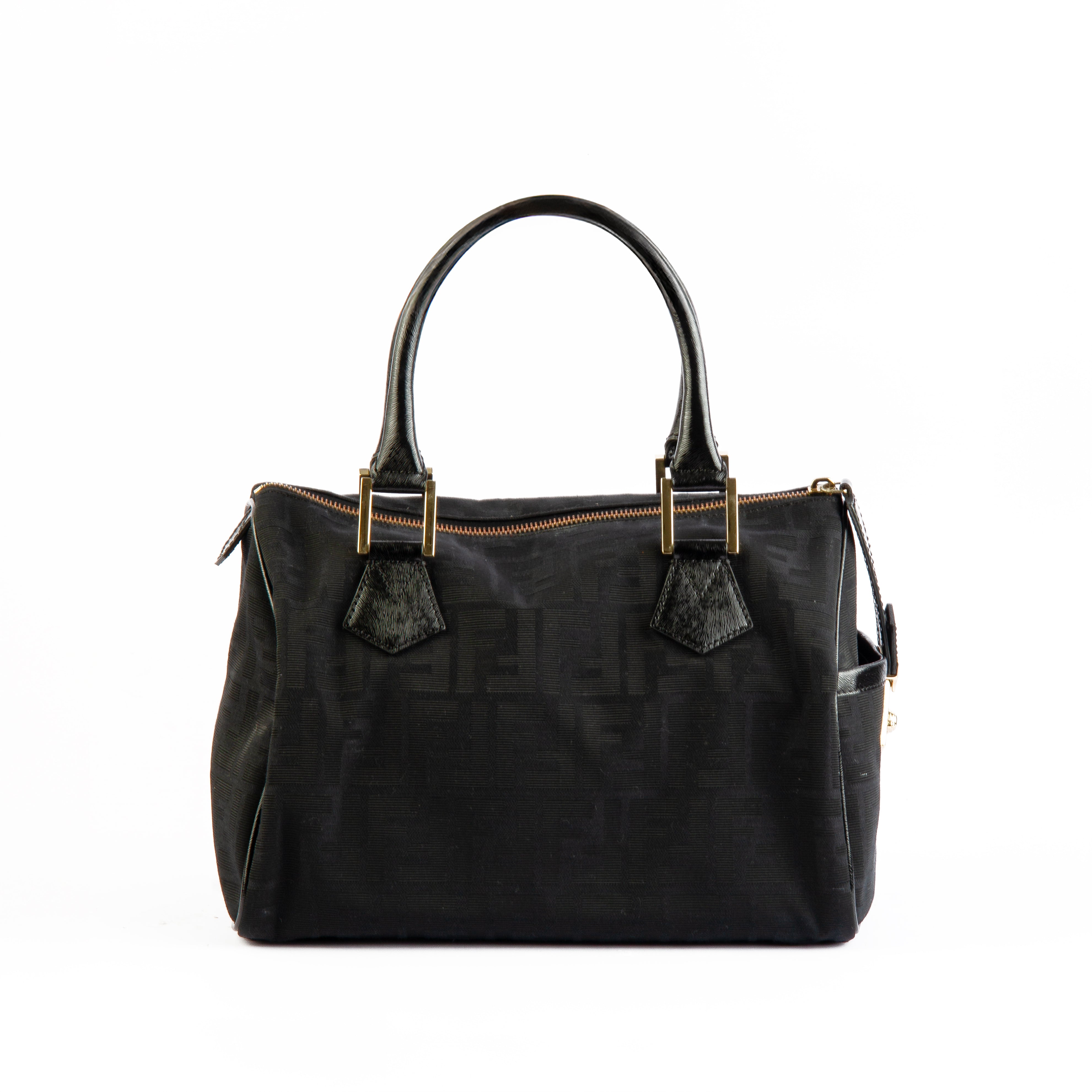 Fendi Zucca Boston Bag