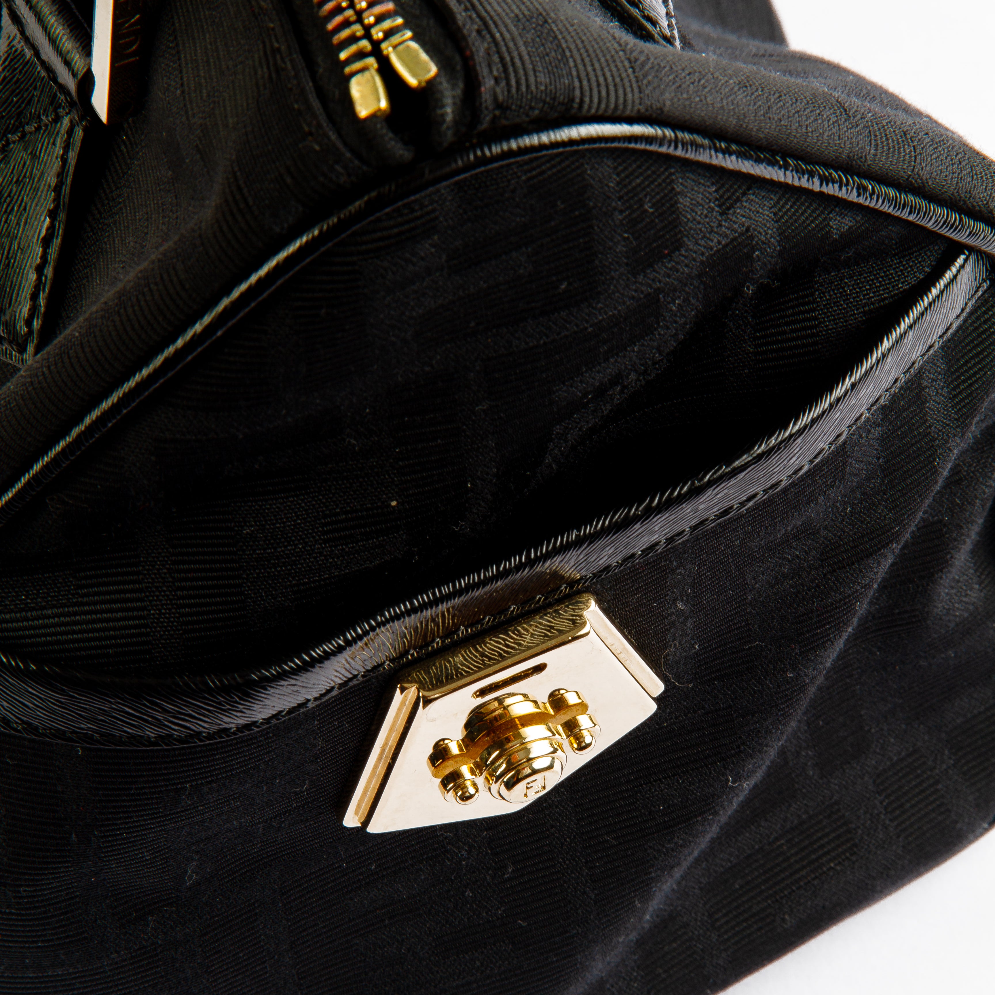 Fendi Zucca Boston Bag