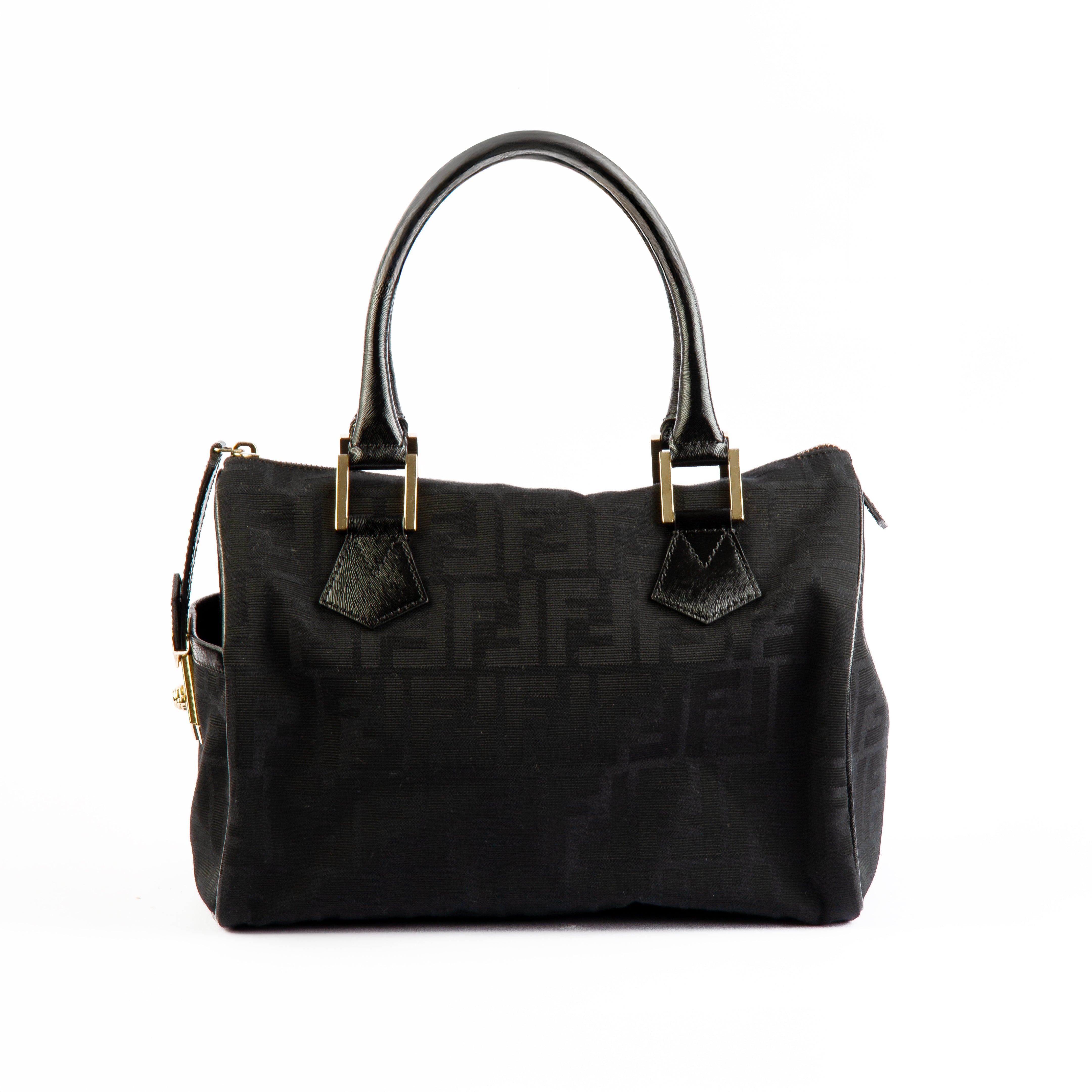 Fendi Zucca Boston Bag