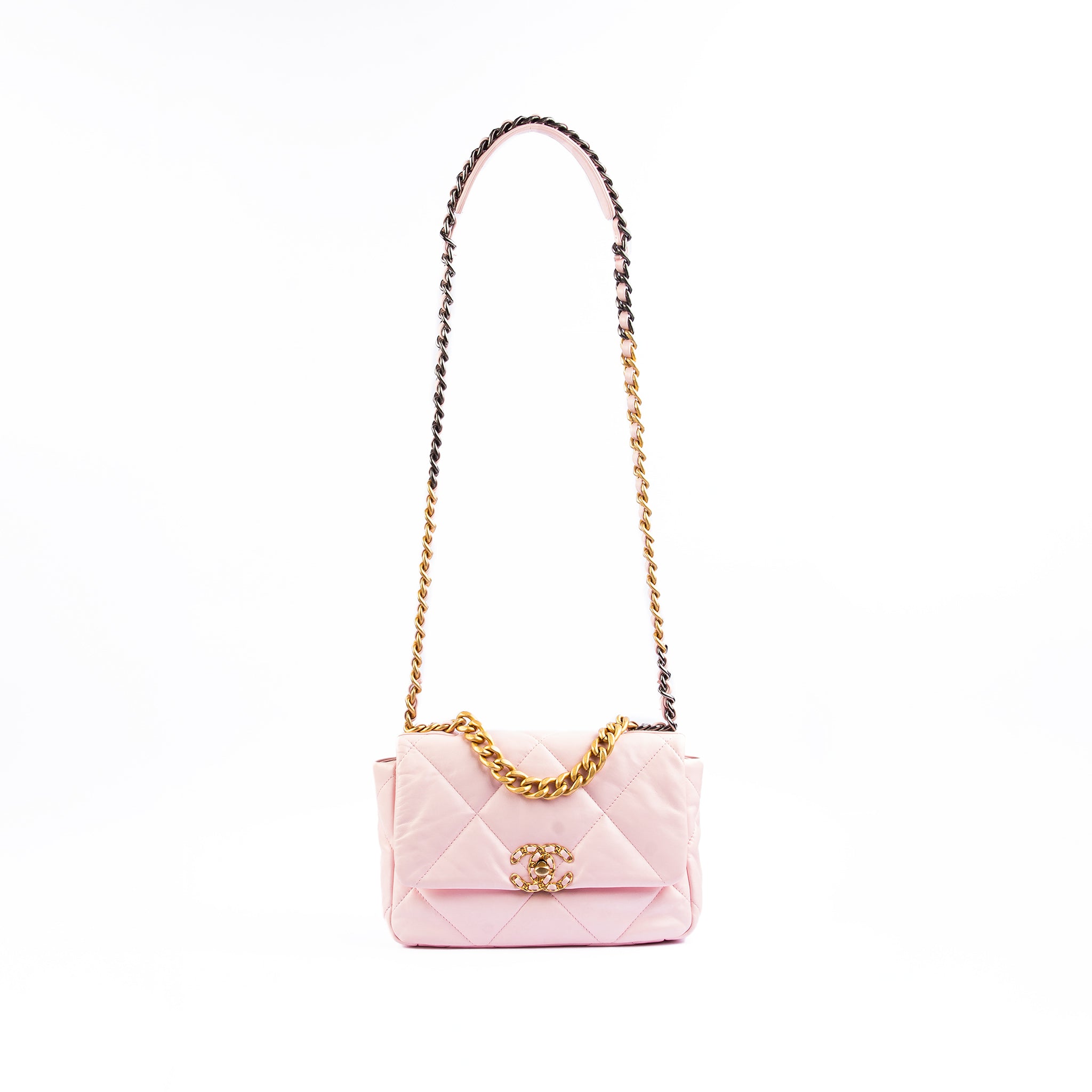 Chanel 19 Rose Clair Flap Bag