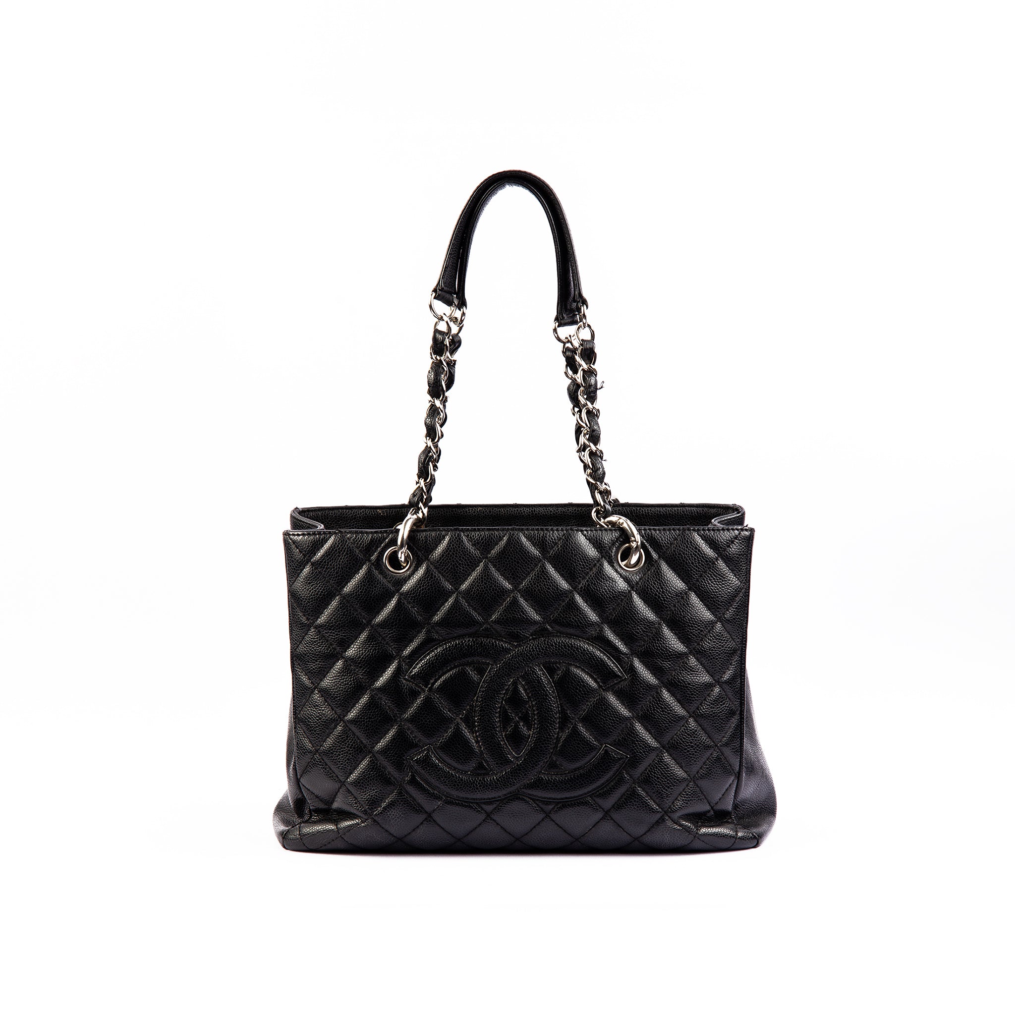 Chanel Quilted Caviar Grand Shopper Tote Bag