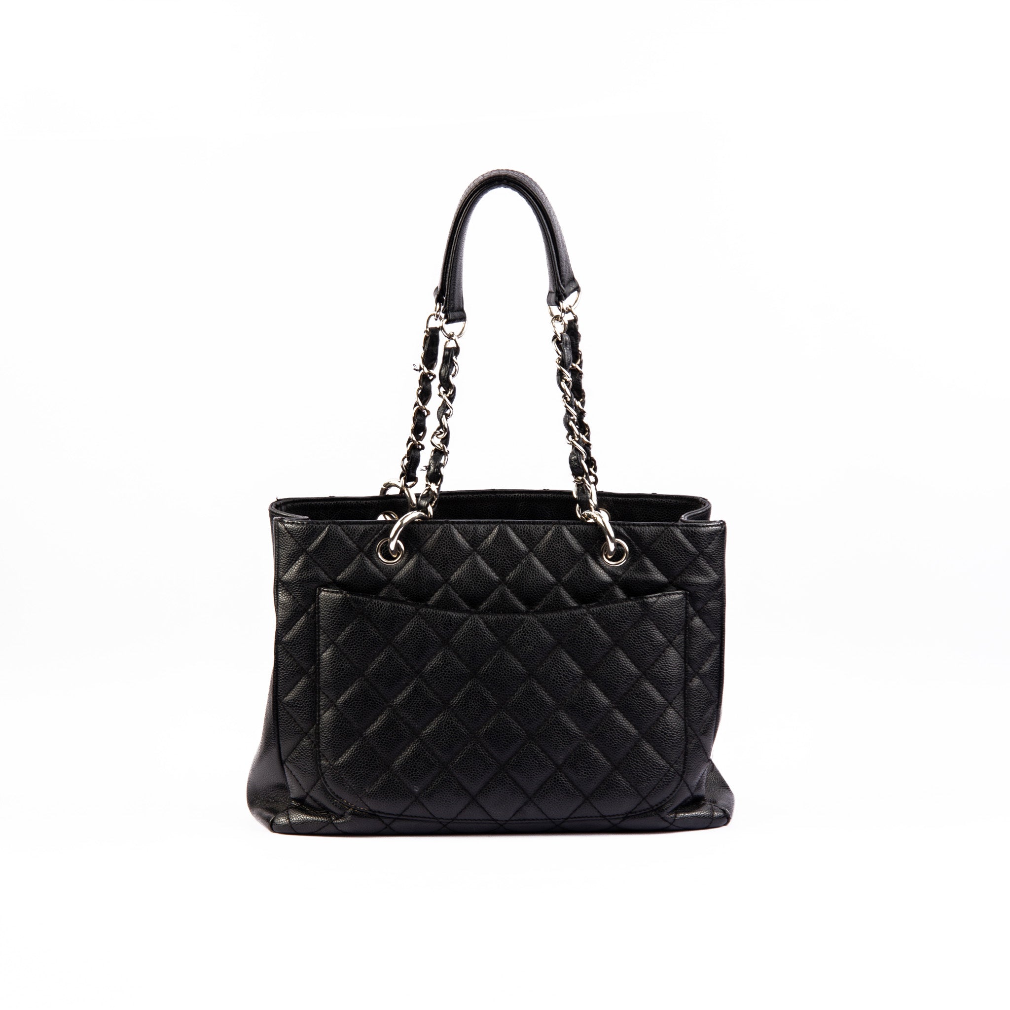 Chanel Quilted Caviar Grand Shopper Tote Bag