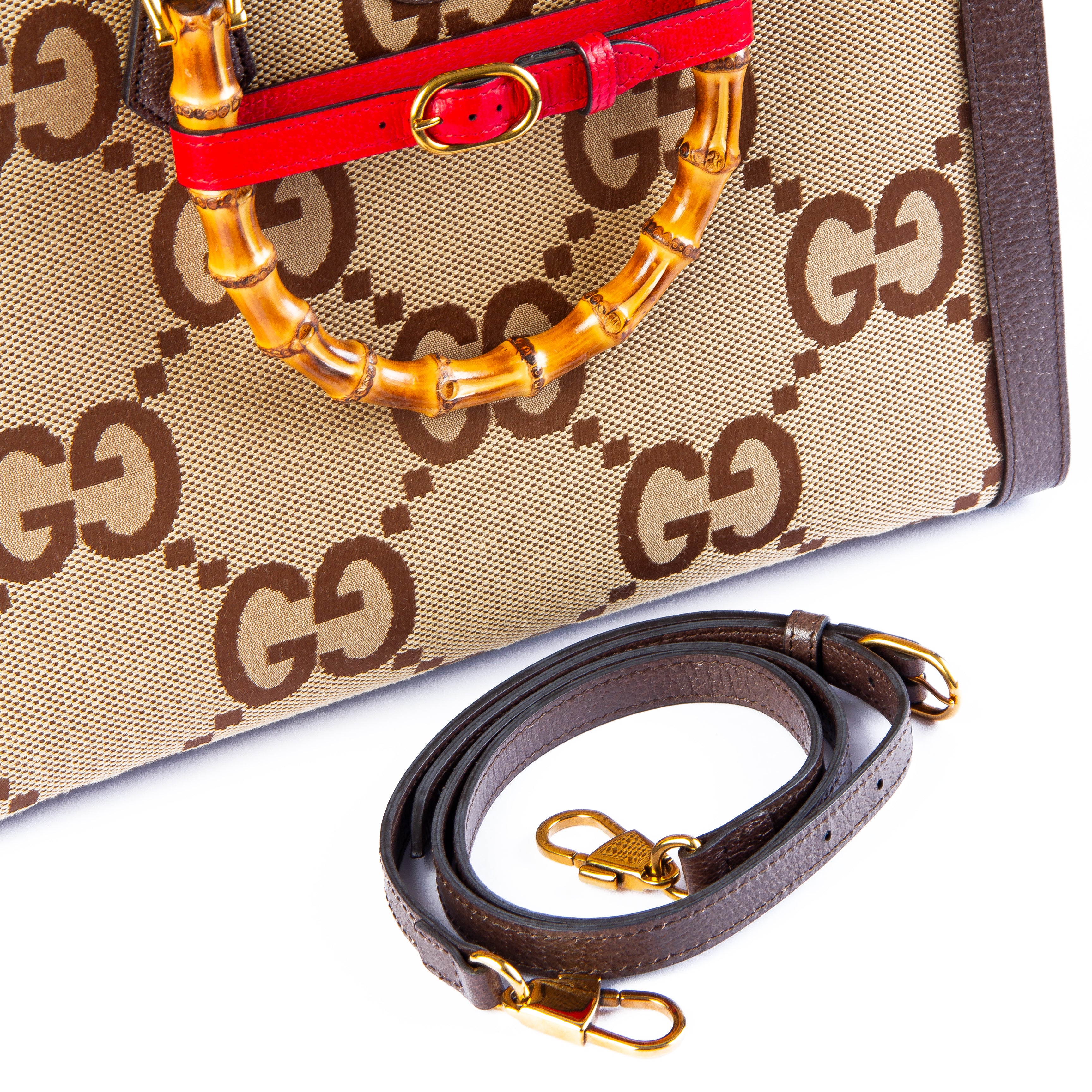 Gucci Diana Jumbo GG Top Handle Bag