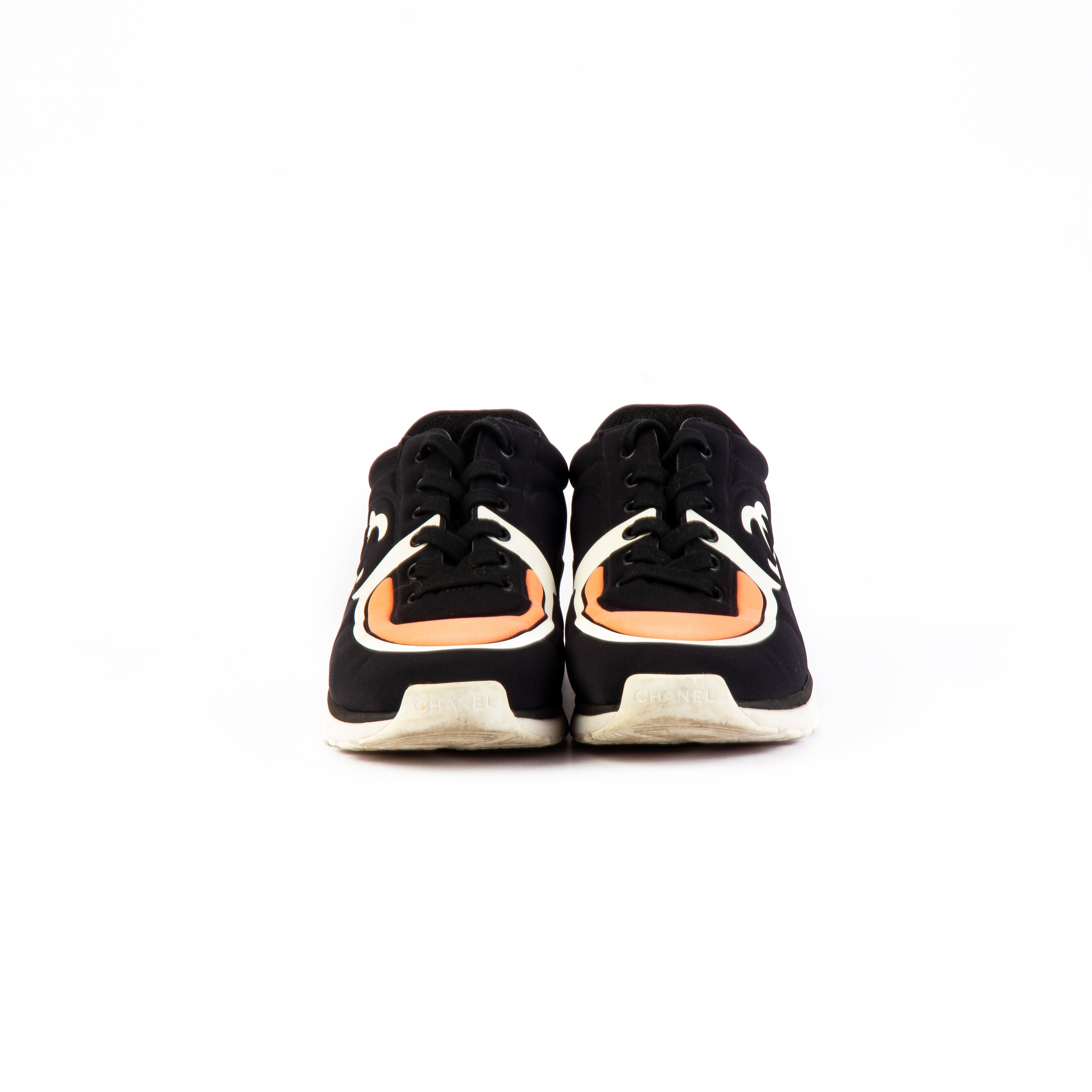 Chanel Interlocking CC Logo Sneakers