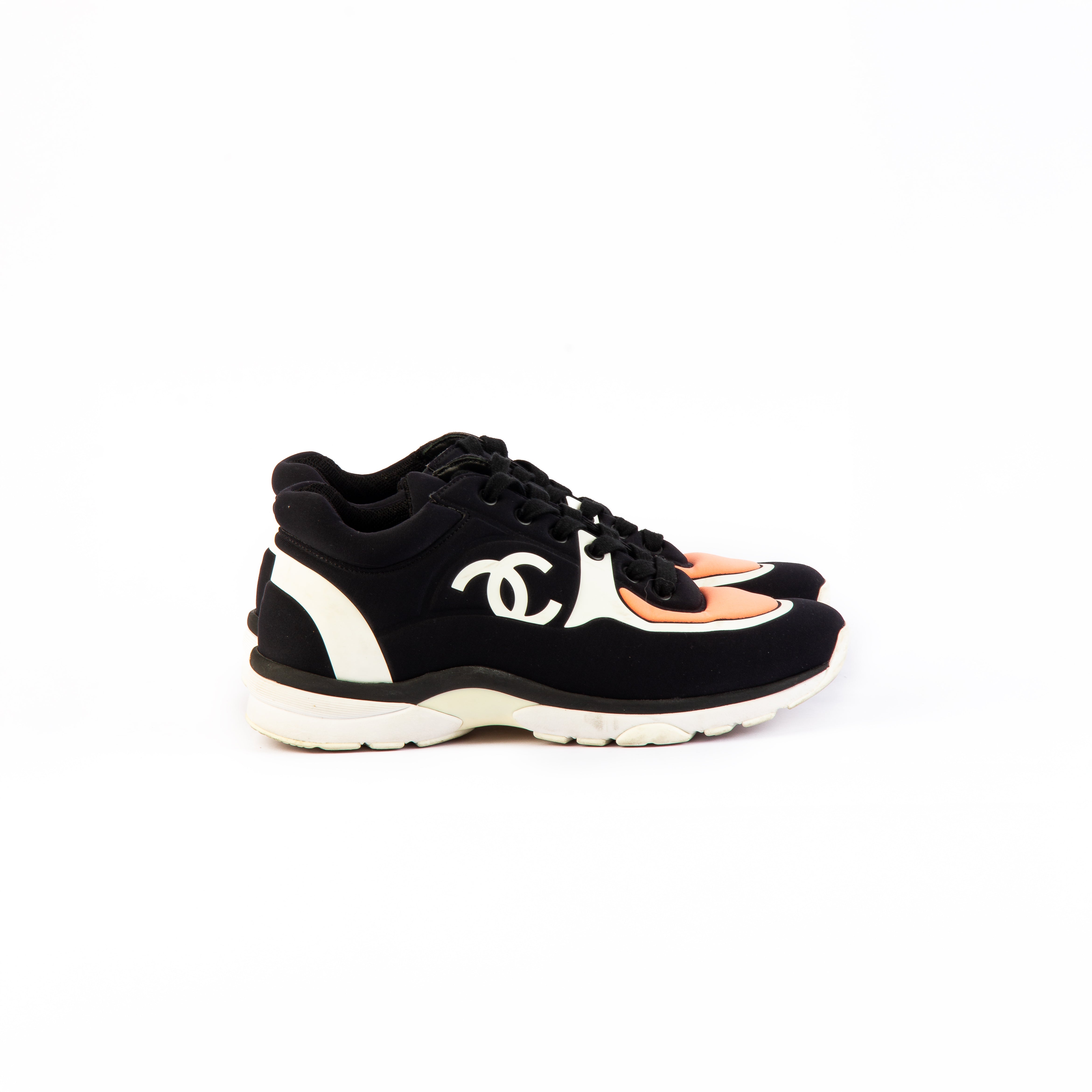 Chanel Interlocking CC Logo Sneakers
