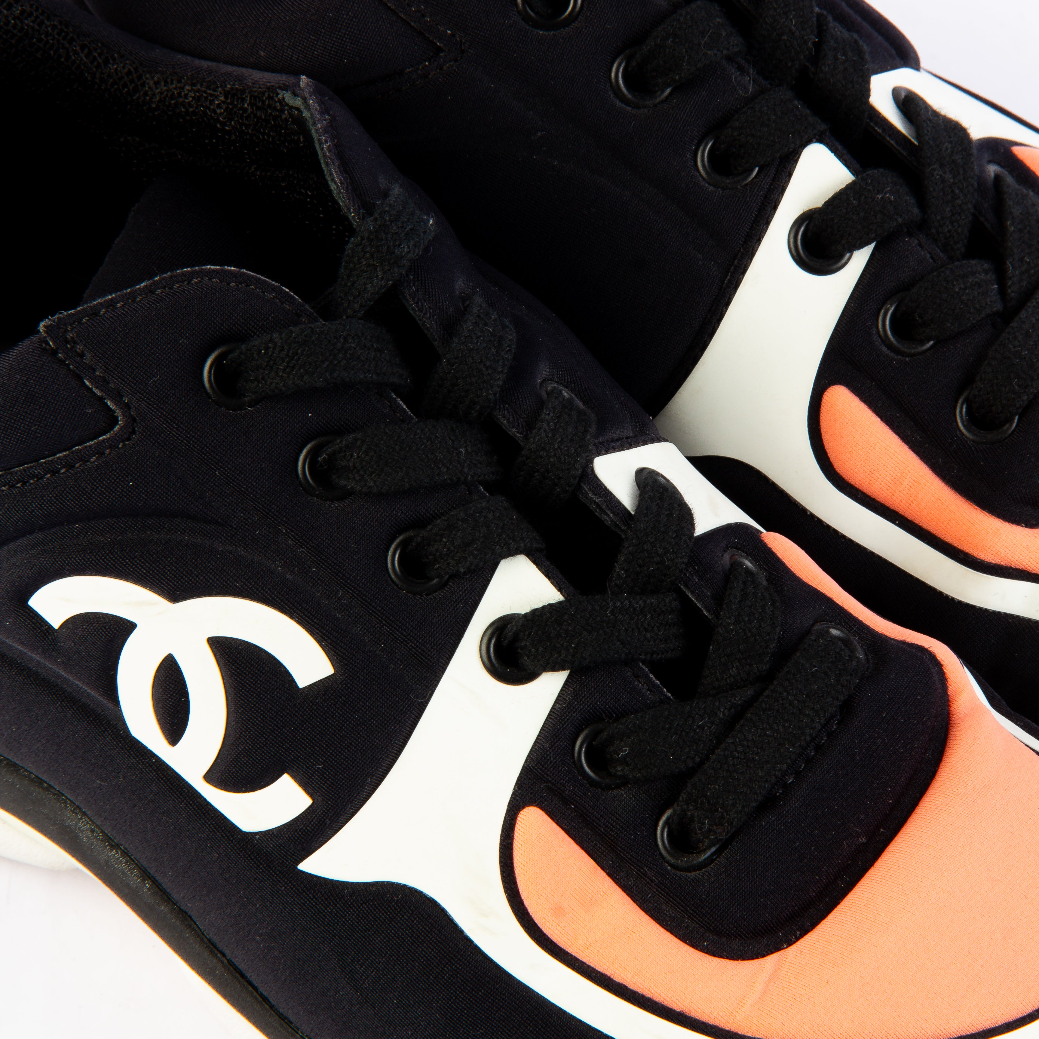 Chanel Interlocking CC Logo Sneakers