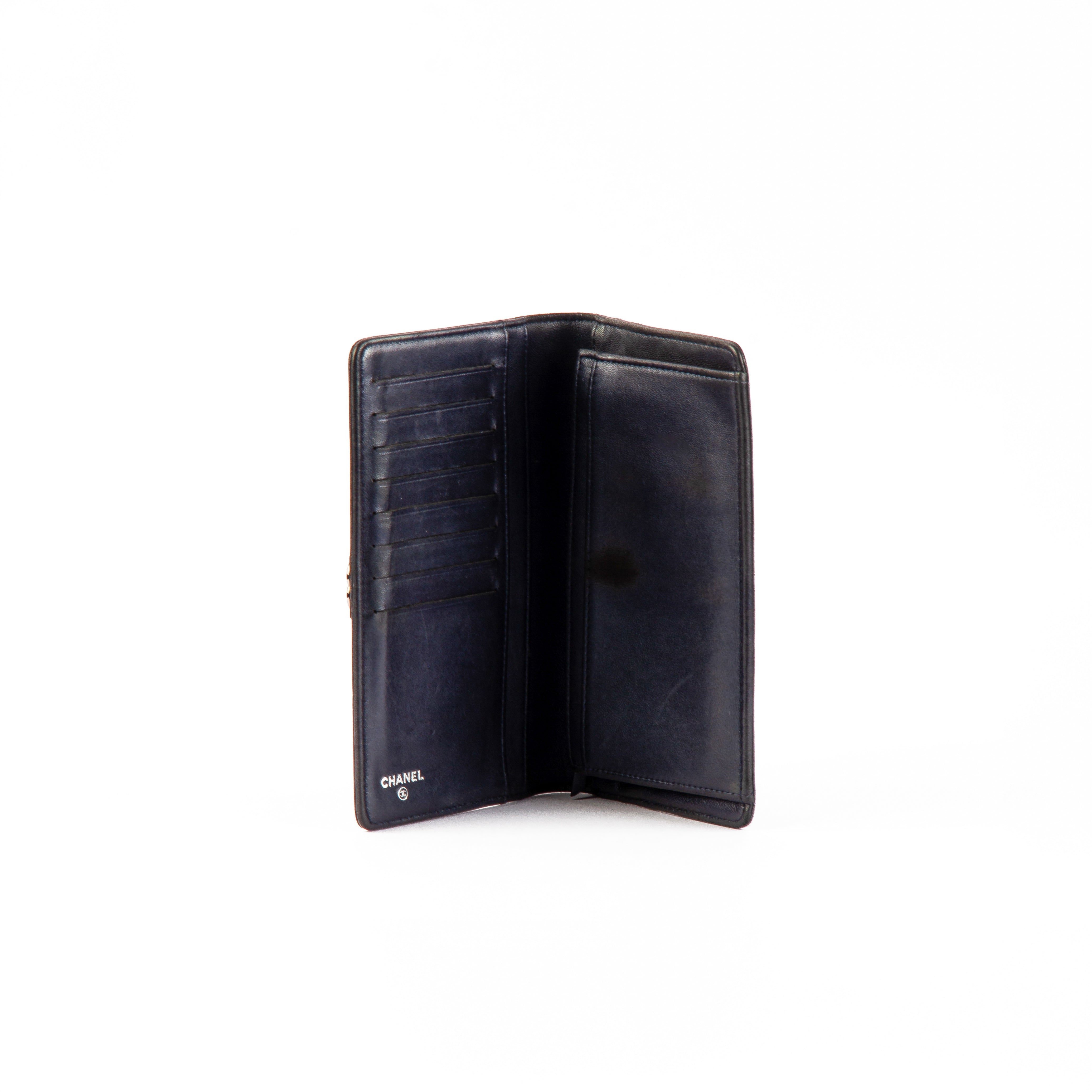 Chanel Quilted Lambskin Boy Wallet