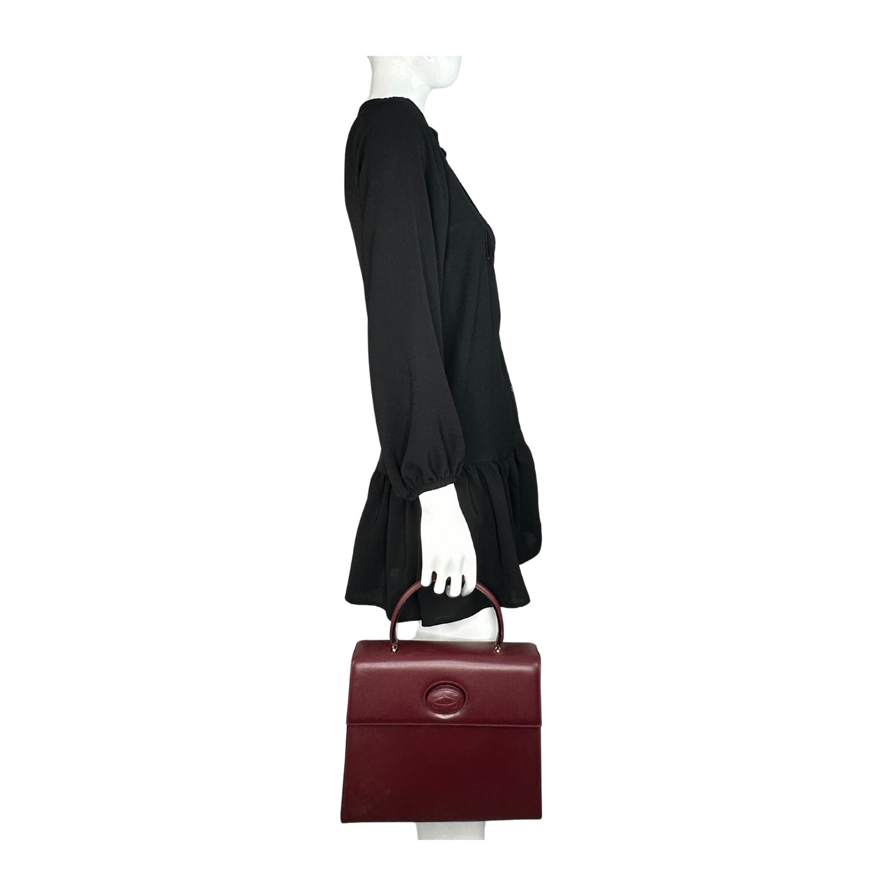 Cartier Vintage Must Top Handle Bag