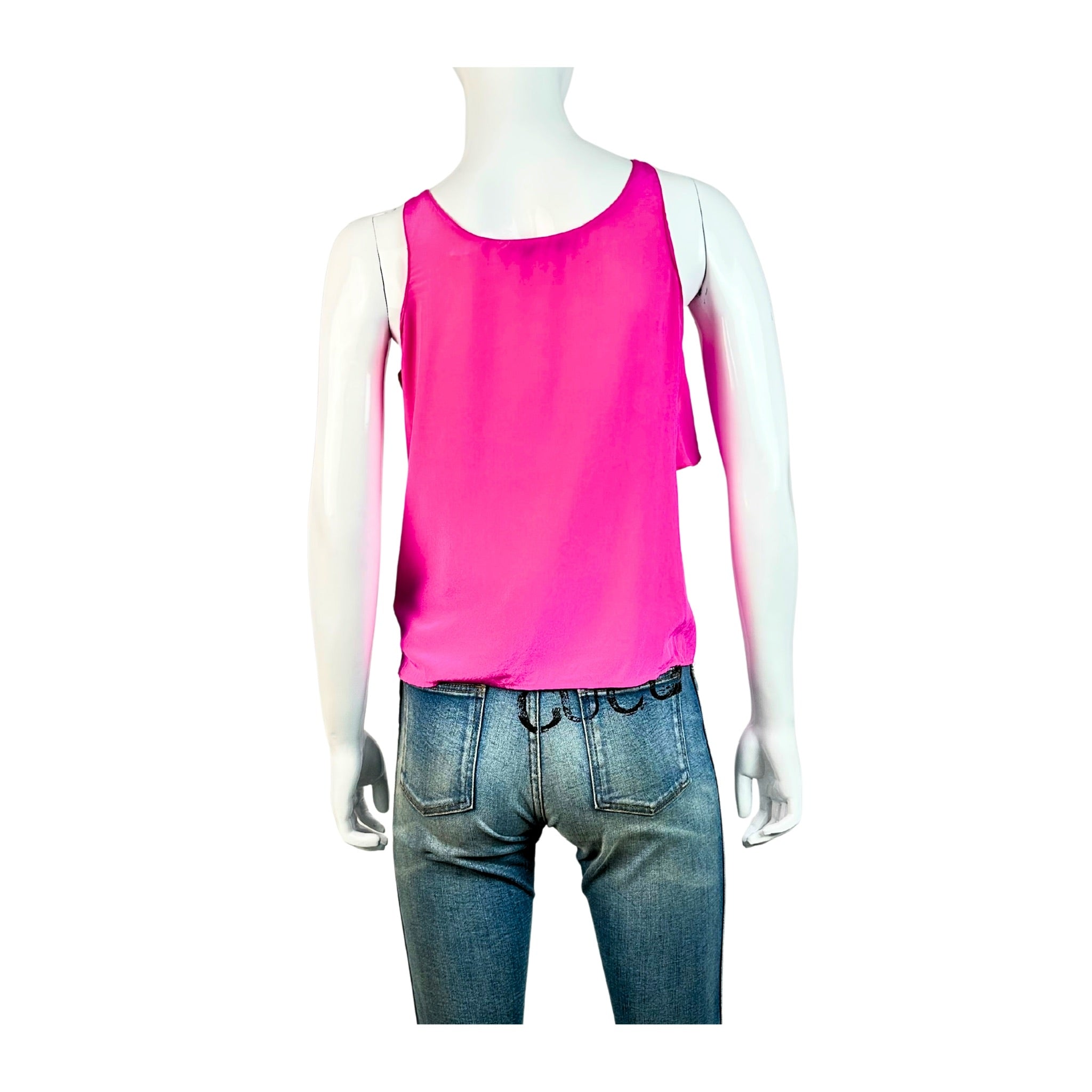 Amanda Uprichard V-Neck Blouse Top