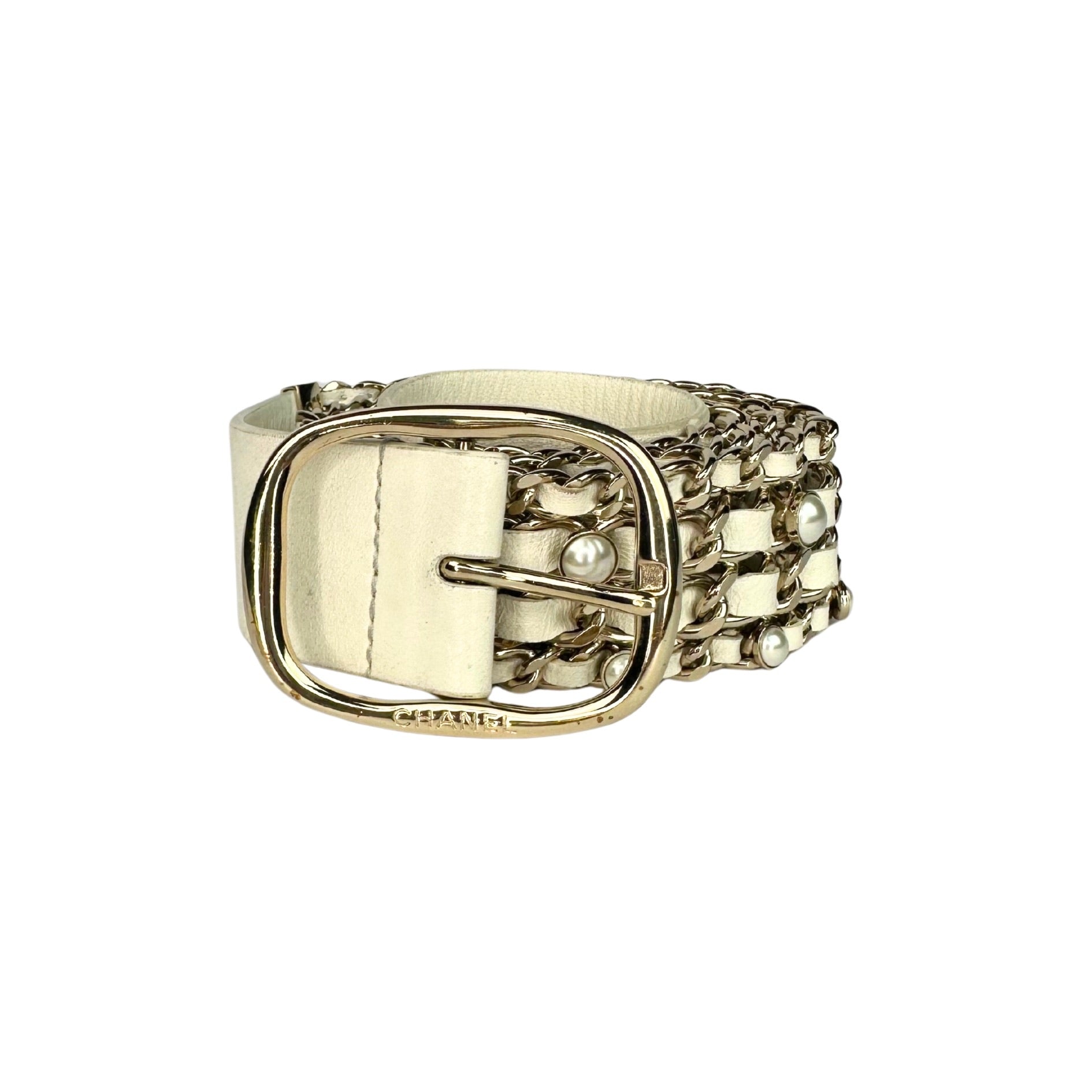 Chanel Fake Pearl Belt
