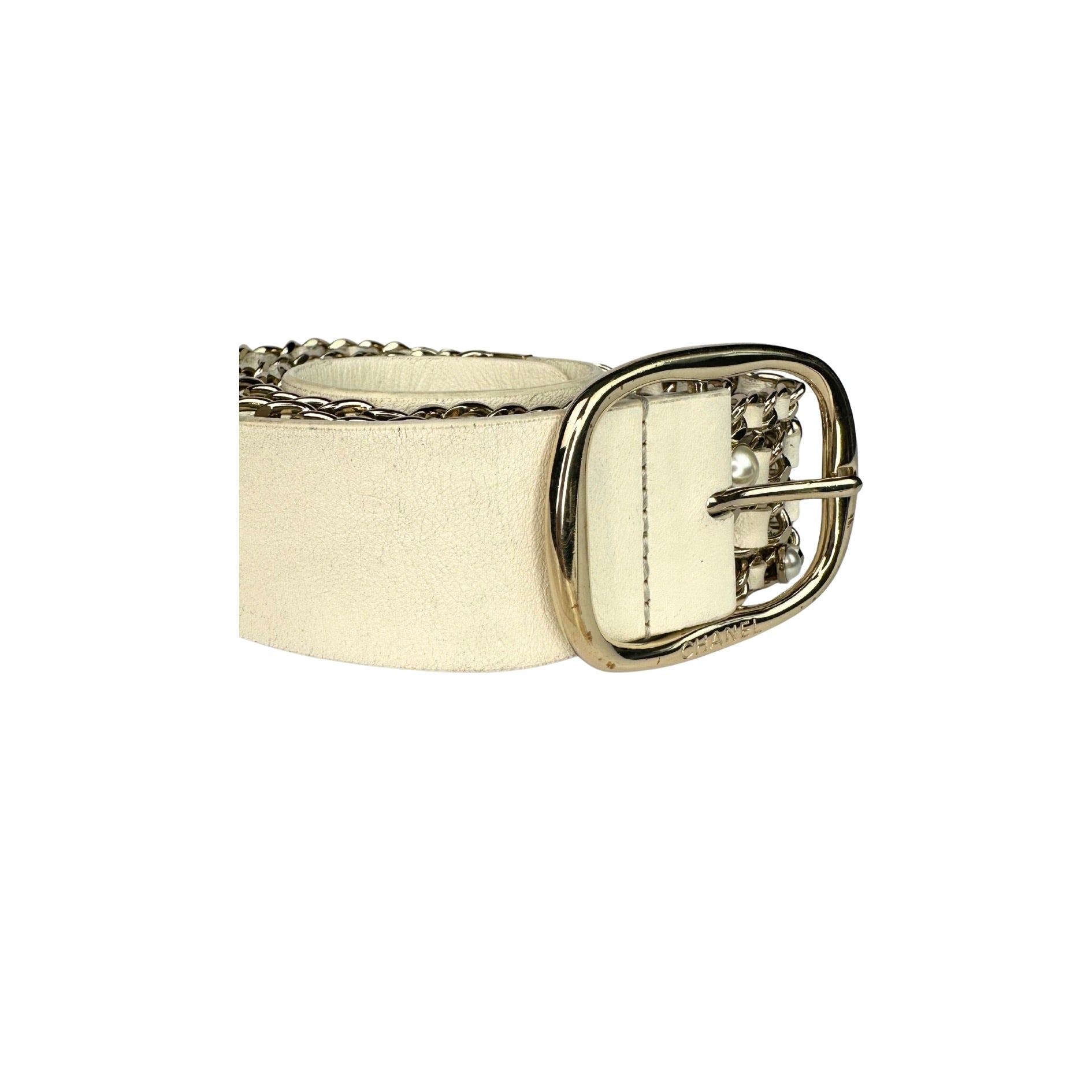 Chanel Fake Pearl Belt