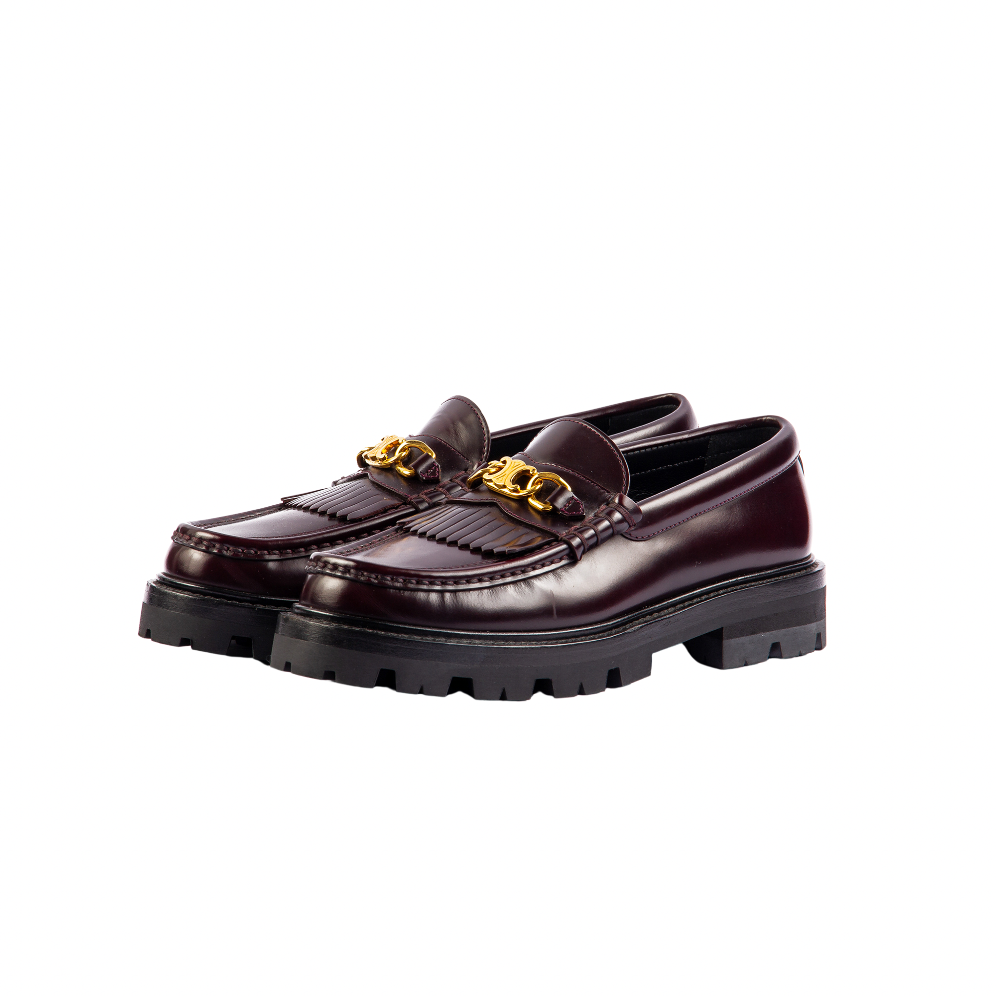 Celine Margaret Triomphe Loafers