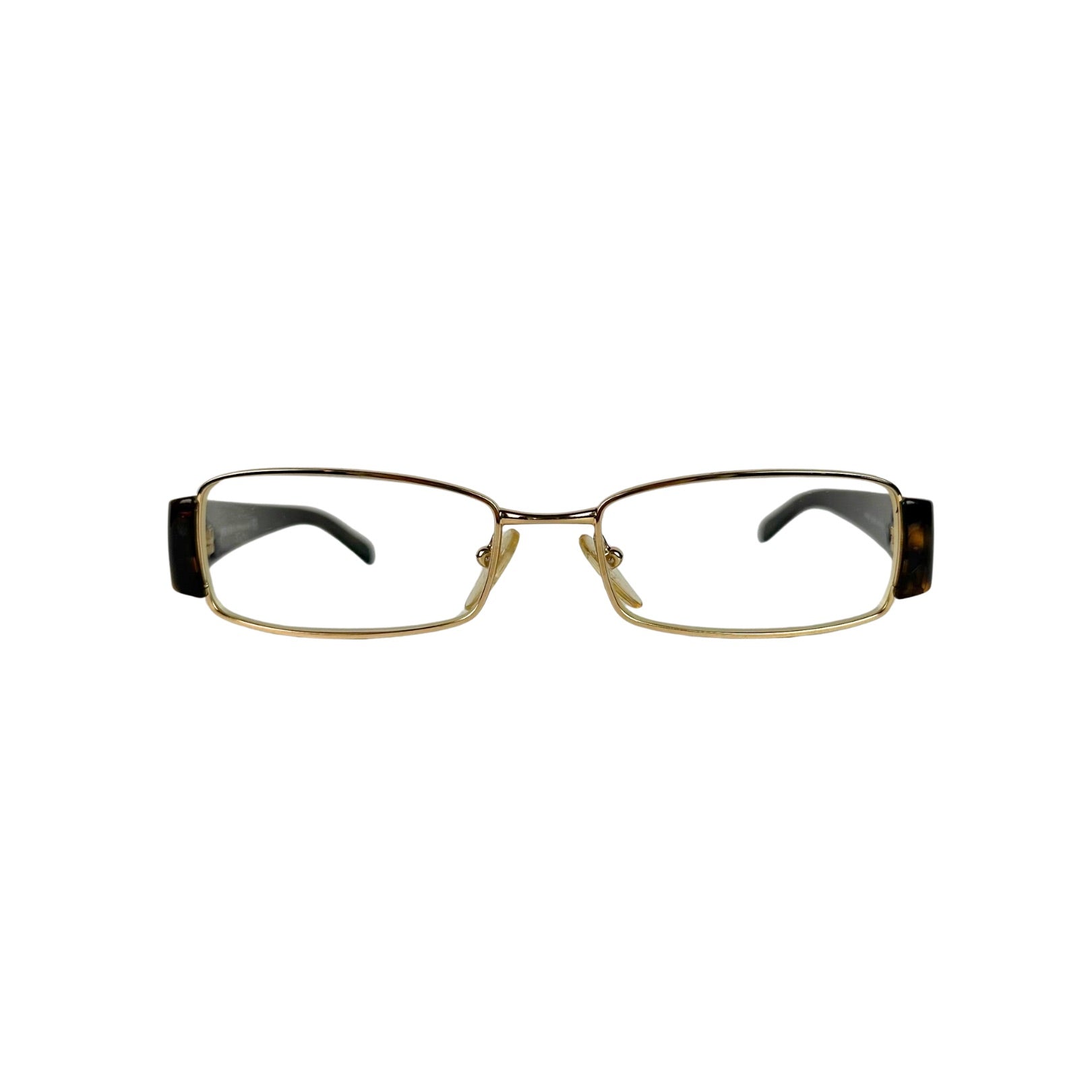 Prada Gold Tortoise Eyeglasses
