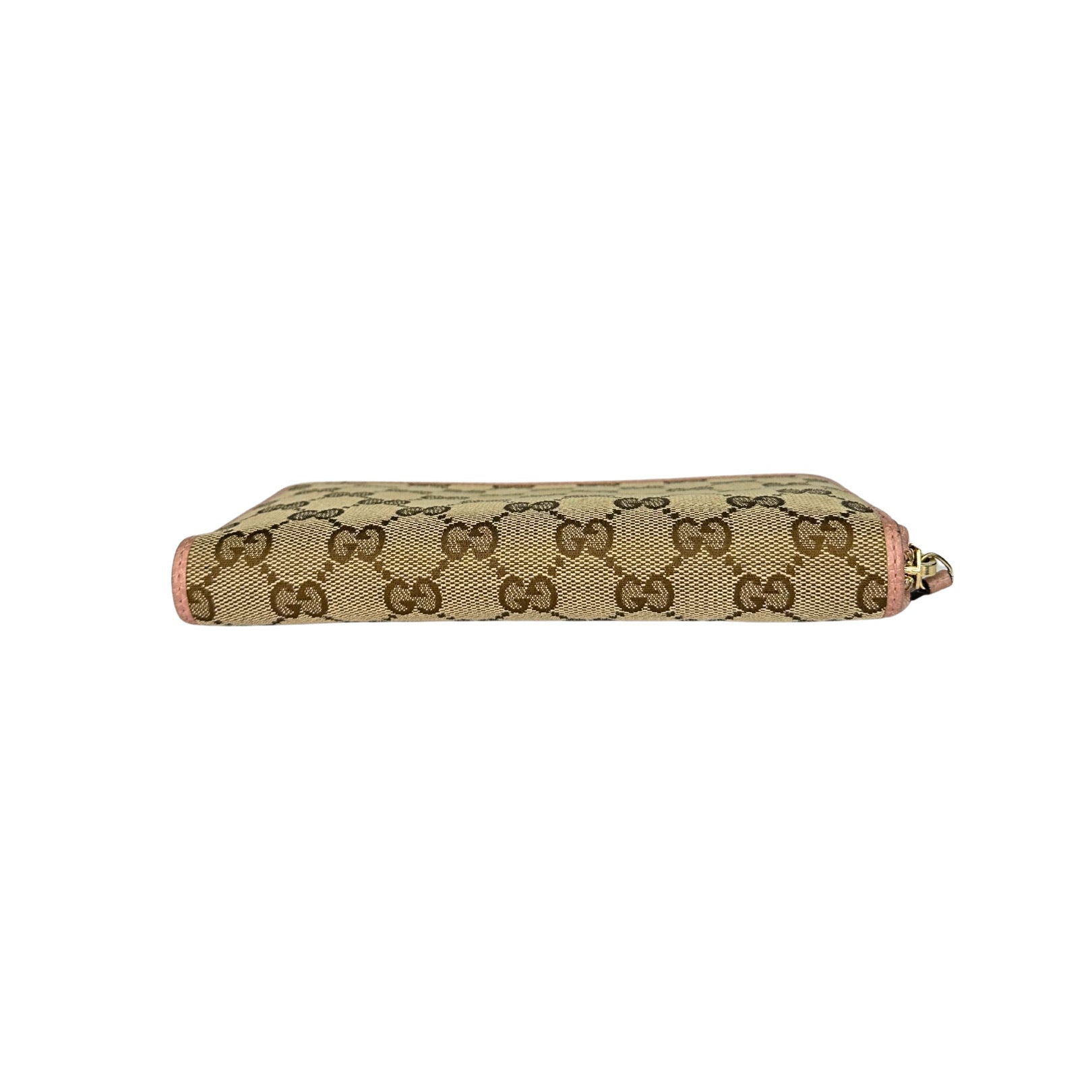 Gucci Monogram Dollar GG Zip Around Wallet