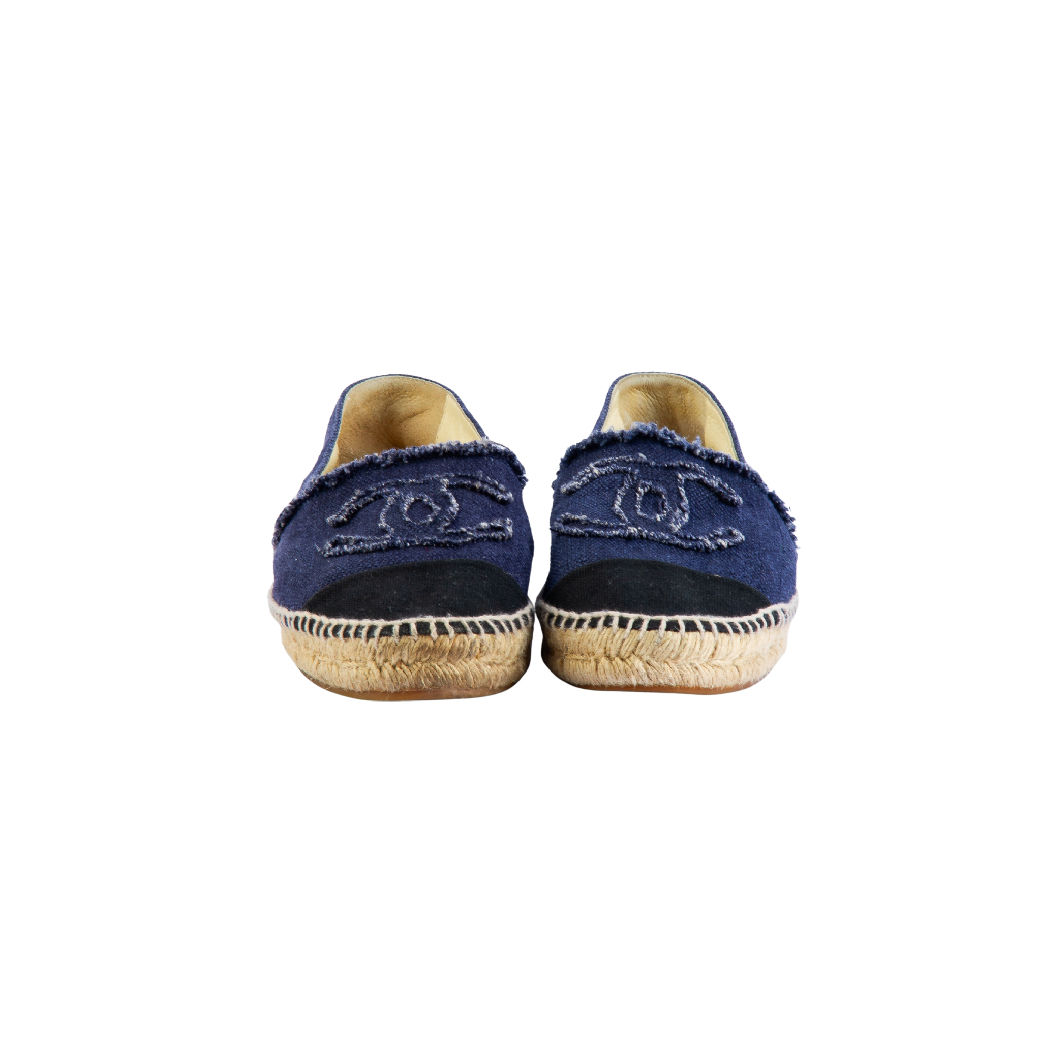 Chanel Denim Flat Espadrilles