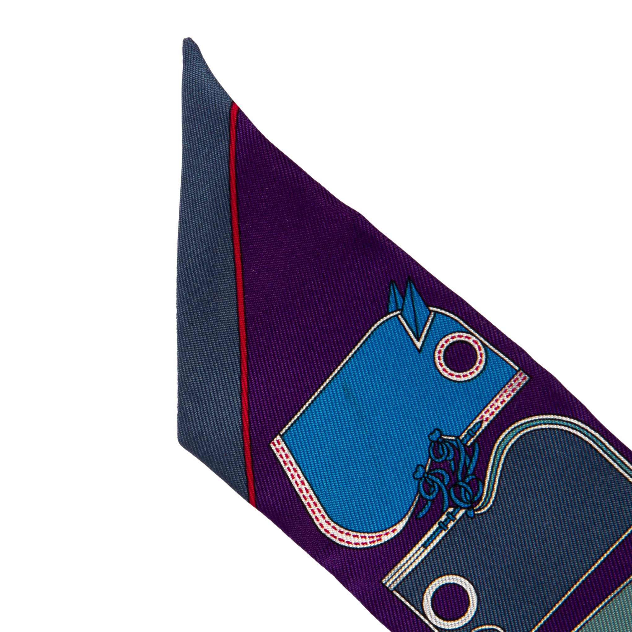 Hermès Camails Silk Twilly Scarf