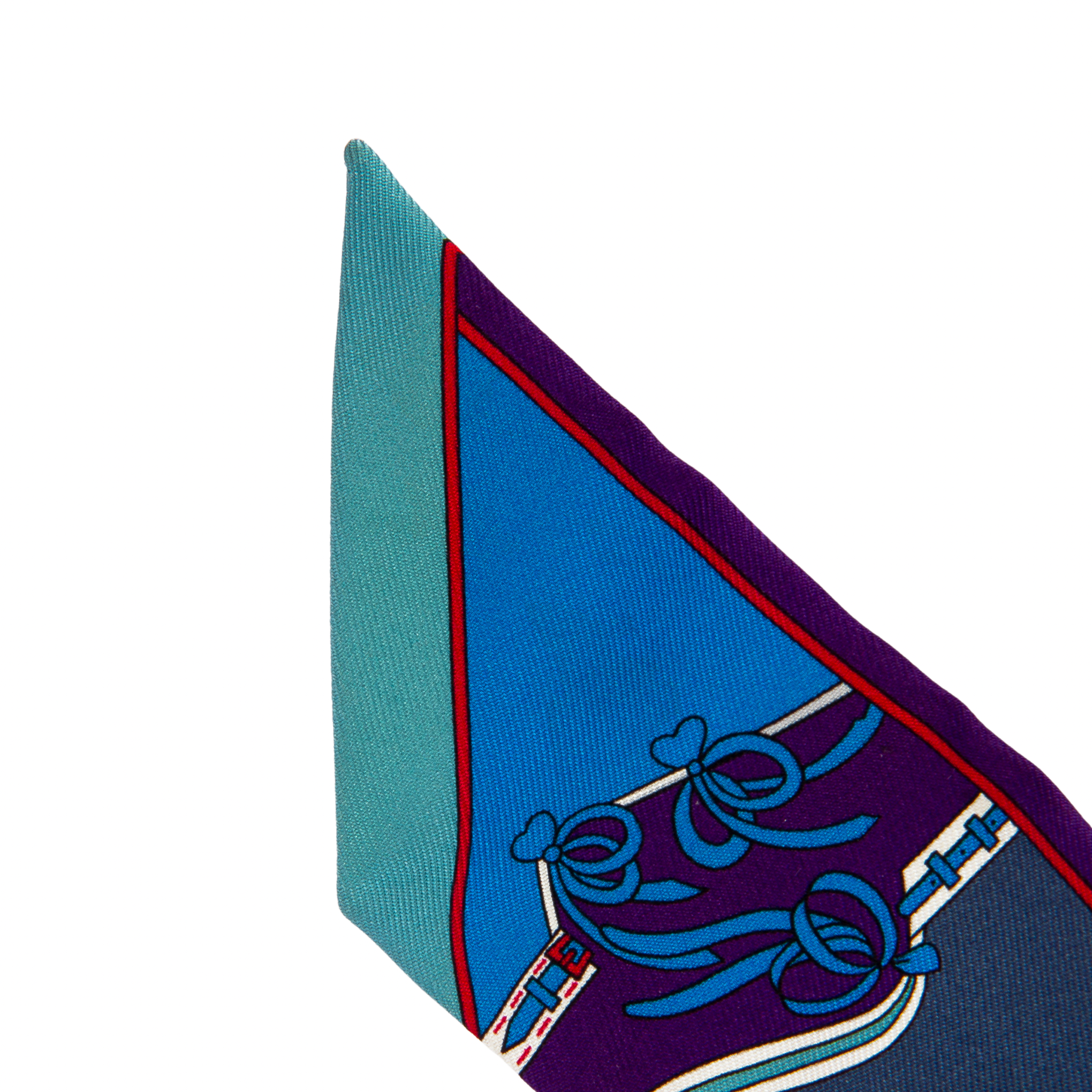 Hermès Camails Silk Twilly Scarf