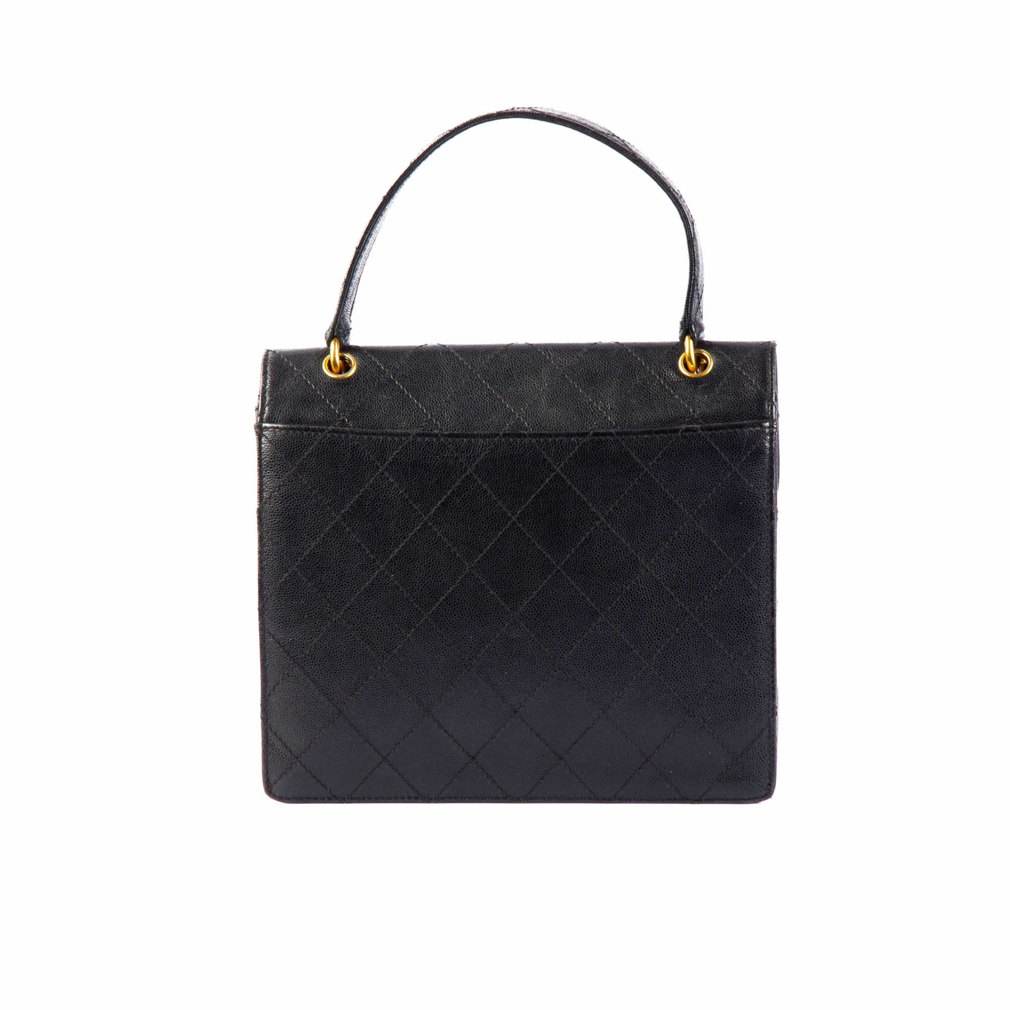 Chanel Vintage Caviar Top Handle Bag