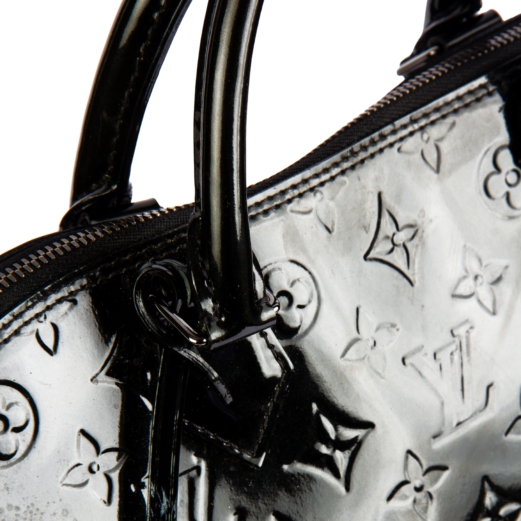 Louis Vuitton Alma Vernis MM Top Handle Bag