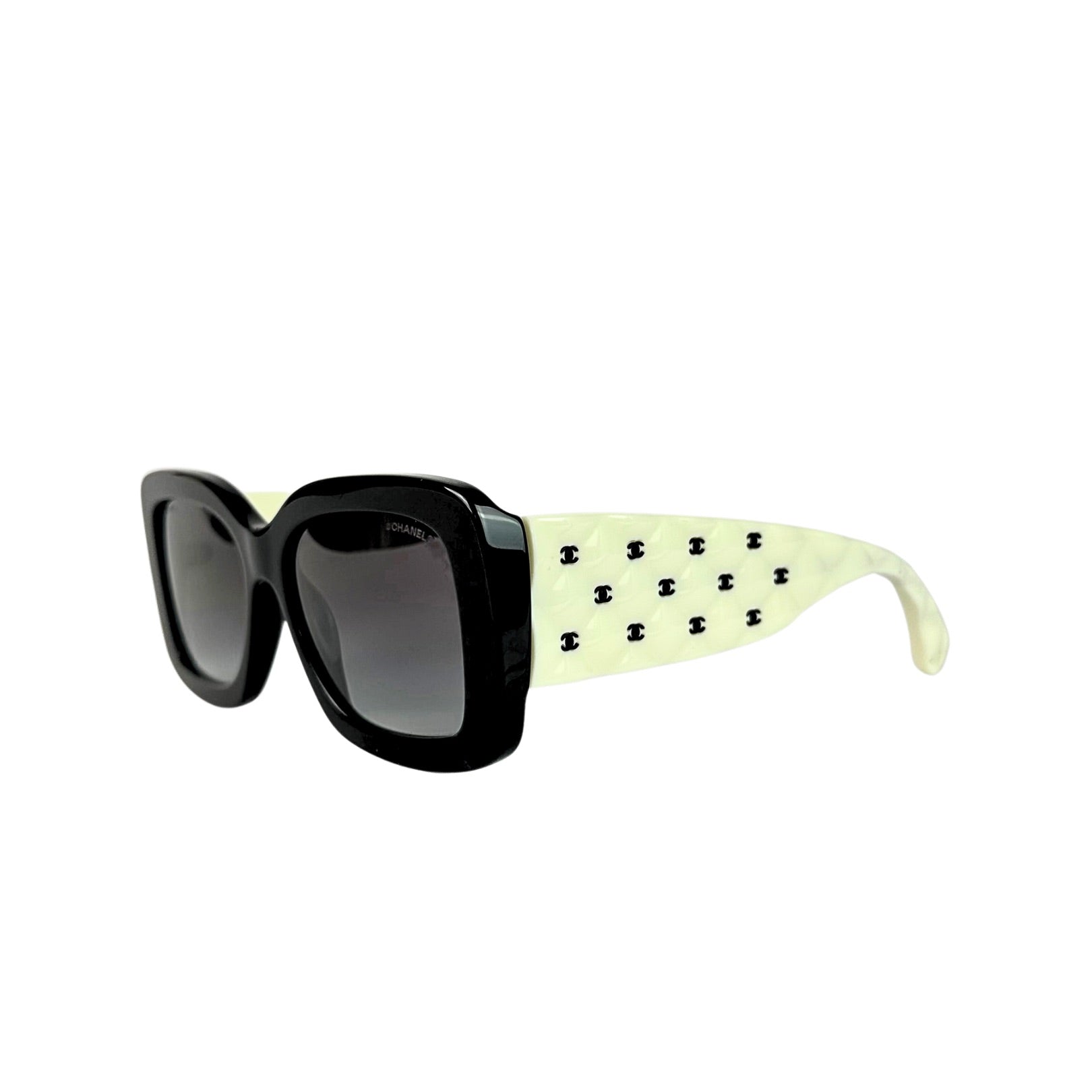 Chanel Quilted CC Rectangle Sunglasses